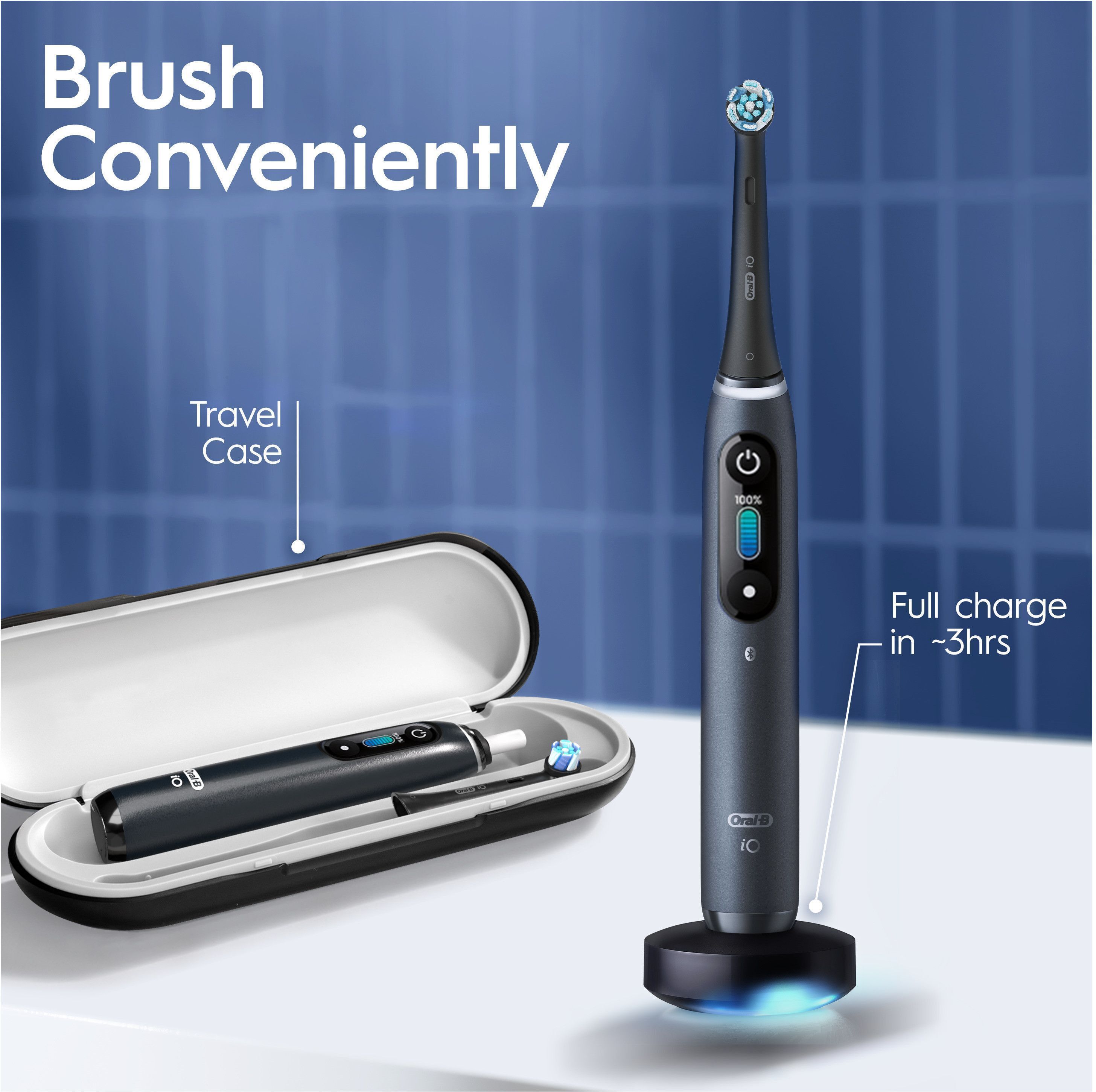 Oral-B iO Series 8s sähköhammasharja, musta