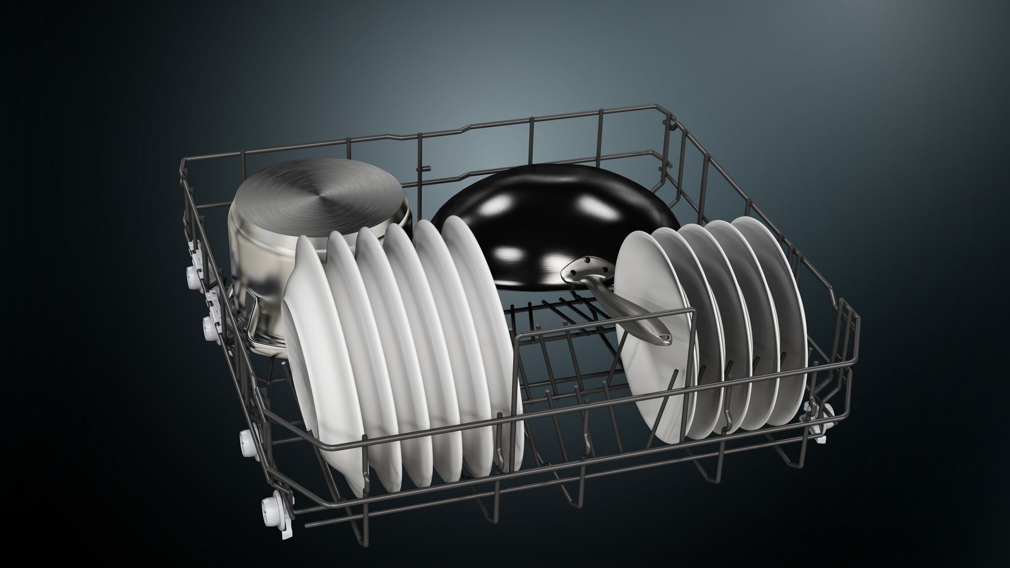 Siemens SN63HX04ME iQ300 astianpesukone, integroitava