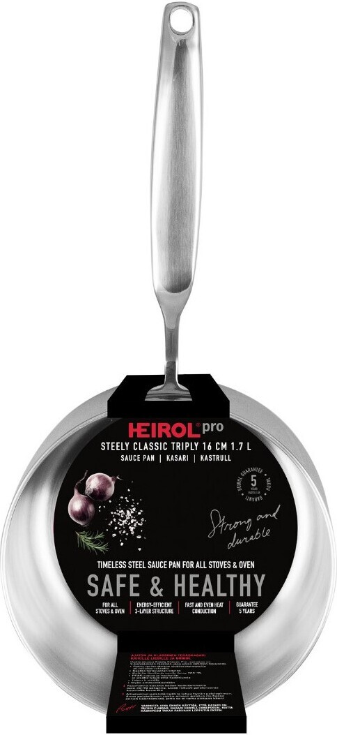 Heirol Steely Classic Triply -kasari, 16 cm/1,7 L