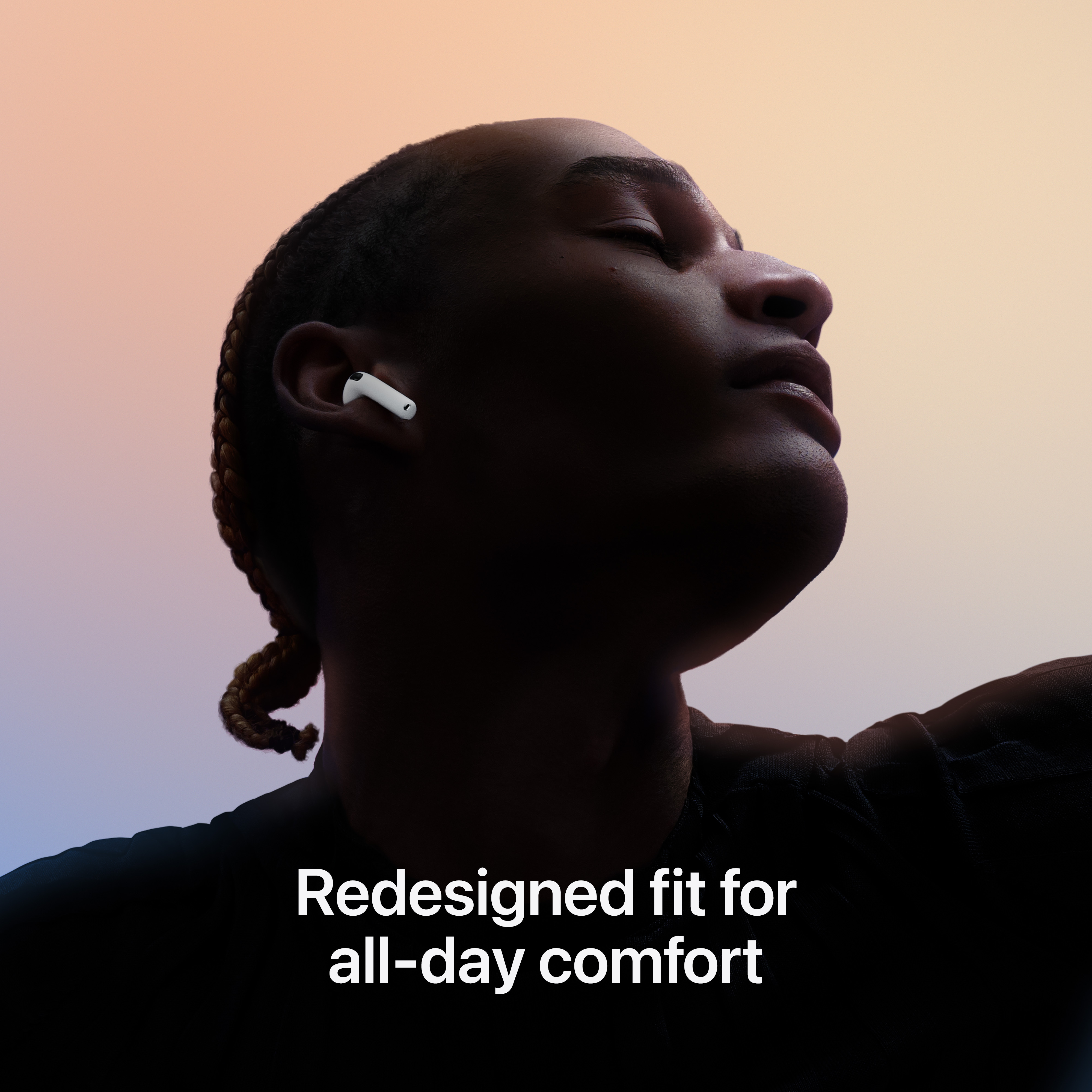 Apple AirPods 4 -nappikuulokkeet aktiivisella melunvaimennuksella (MXP93)