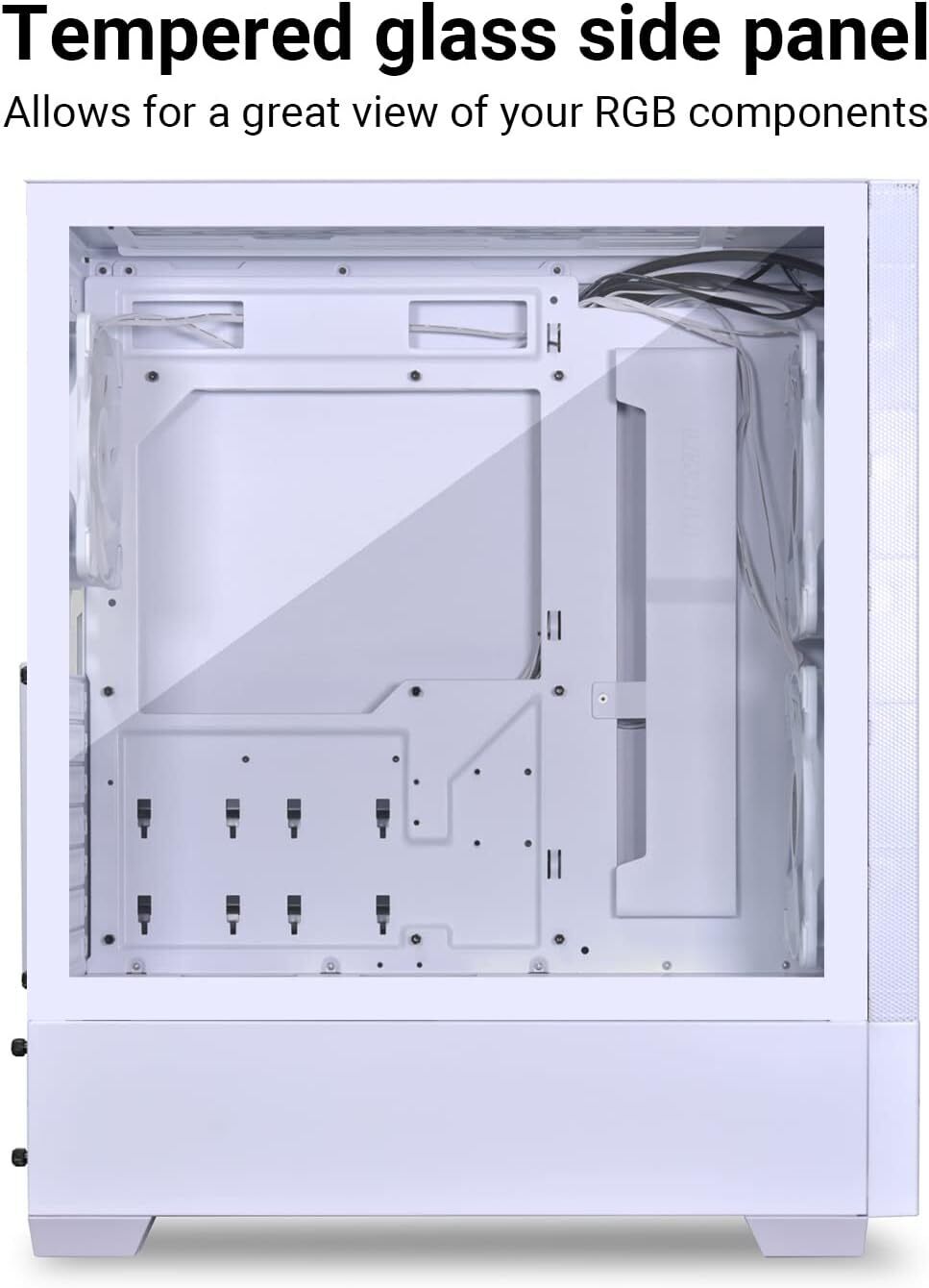 Lian Li LANCOOL 205 MESH C ATX-kotelo ikkunalla, valkoinen