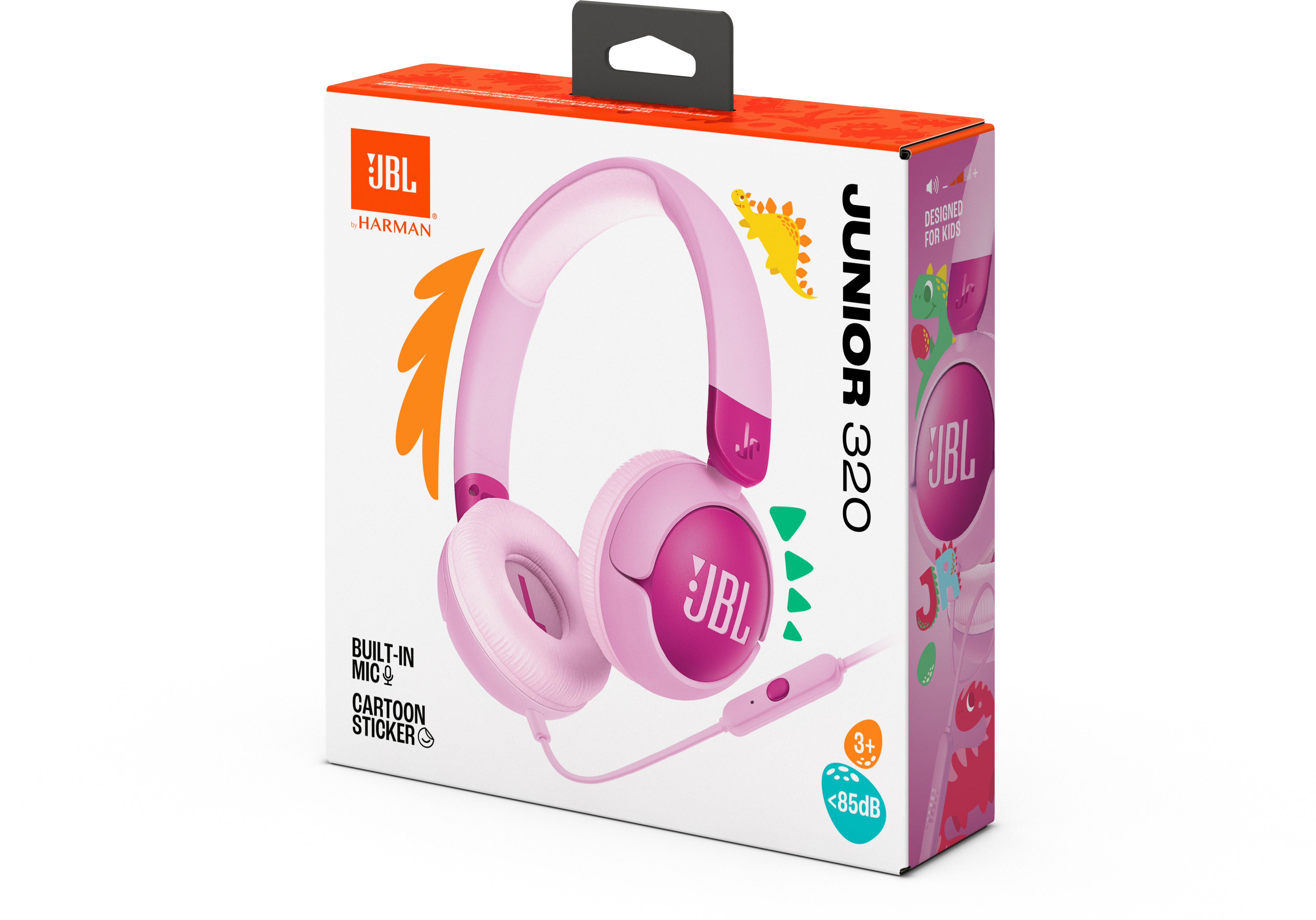 JBL JR 320 lasten langalliset kuulokkeet, liila
