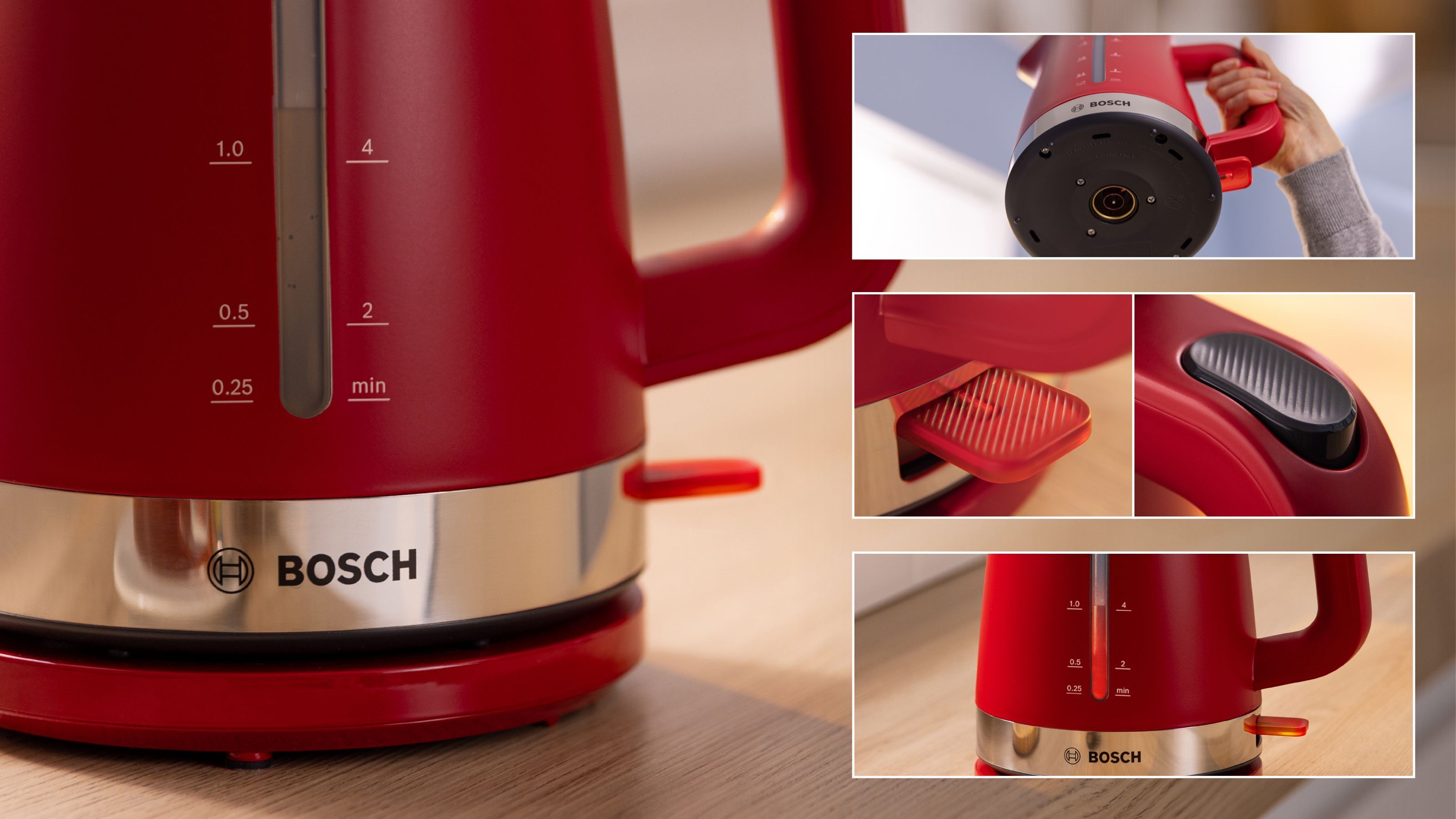 Bosch MyMoment TKA3M134 kahvinkeitin, punainen