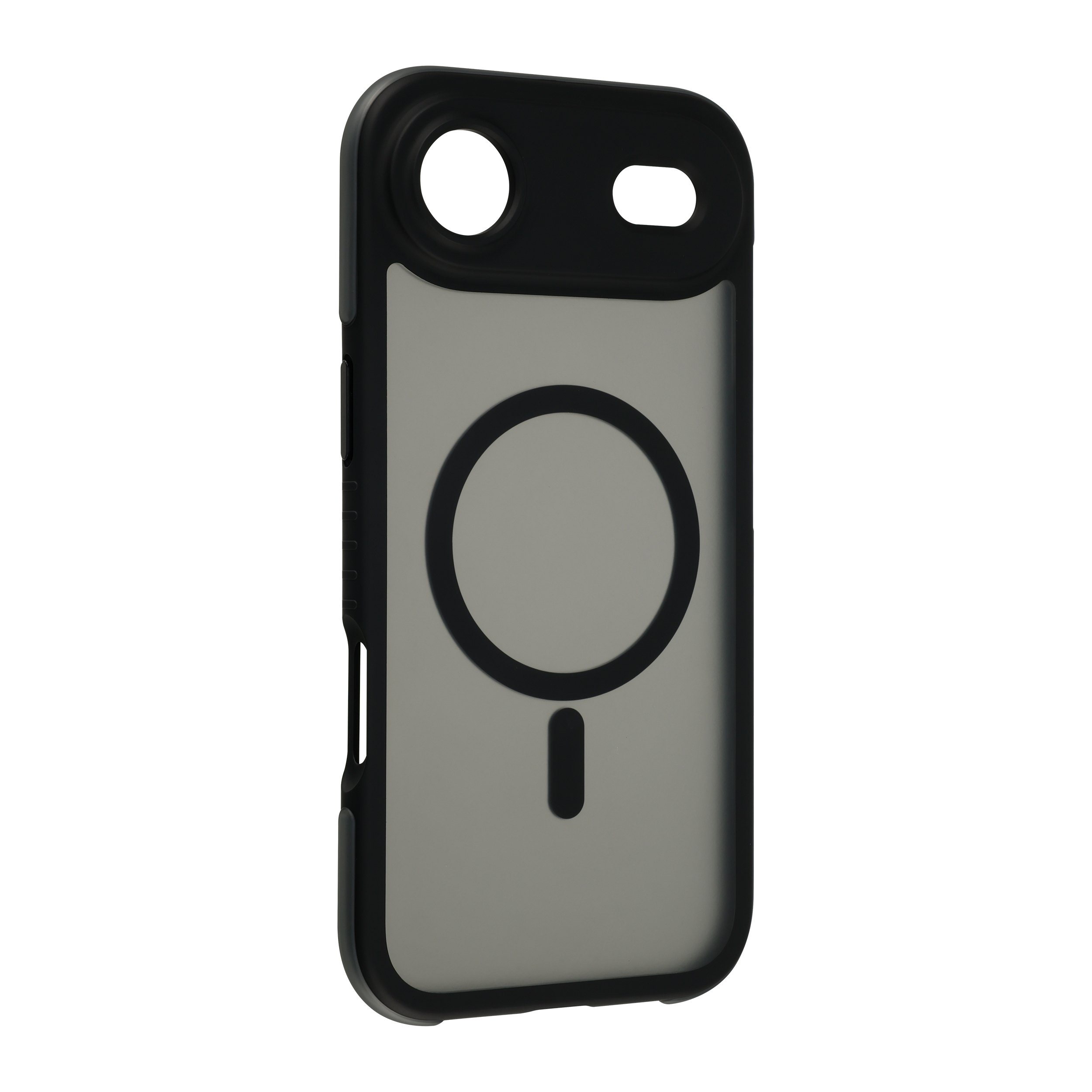 FoneKit Drop-Proof iskunkestävä MagSafe-yhteensopiva suojakuori, iPhone Air, musta/harmaa
