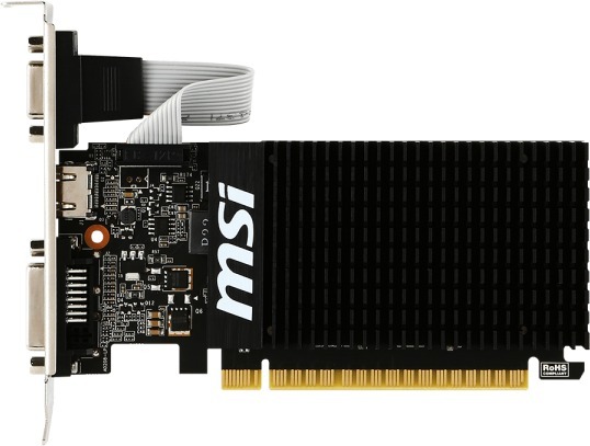 MSI GT 710 1GD3H LP GeForce GT710 1024 Mt DDR3 PCI Express x16 ...