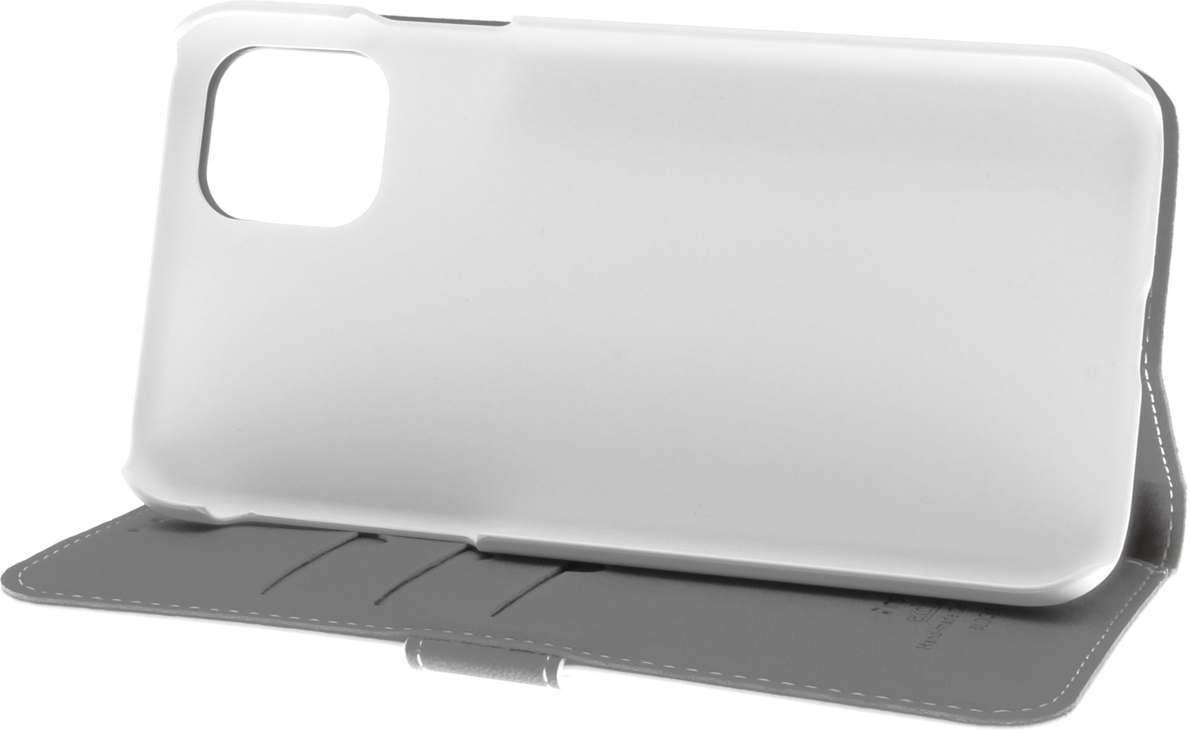 Insmat Exclusive Flip Case lompakkokotelo, iPhone 11, musta