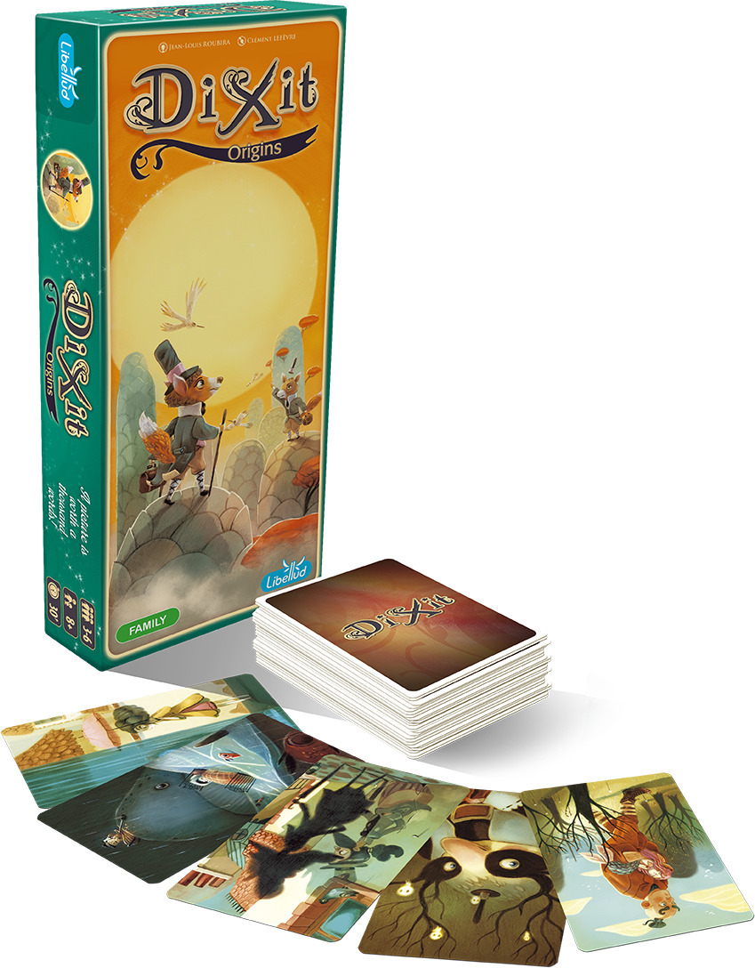 Dixit 4 Origins -lisäosa (ENG)