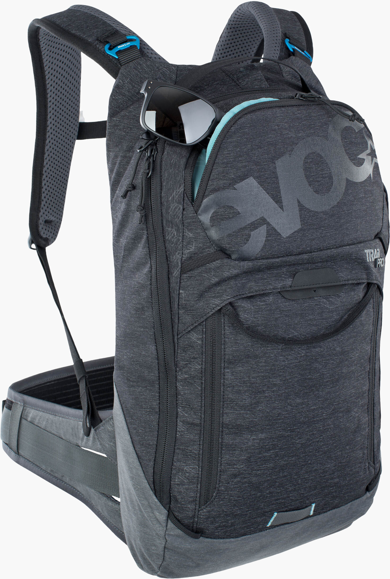 Evoc TRAIL PRO 10 -reppu, S/M, musta