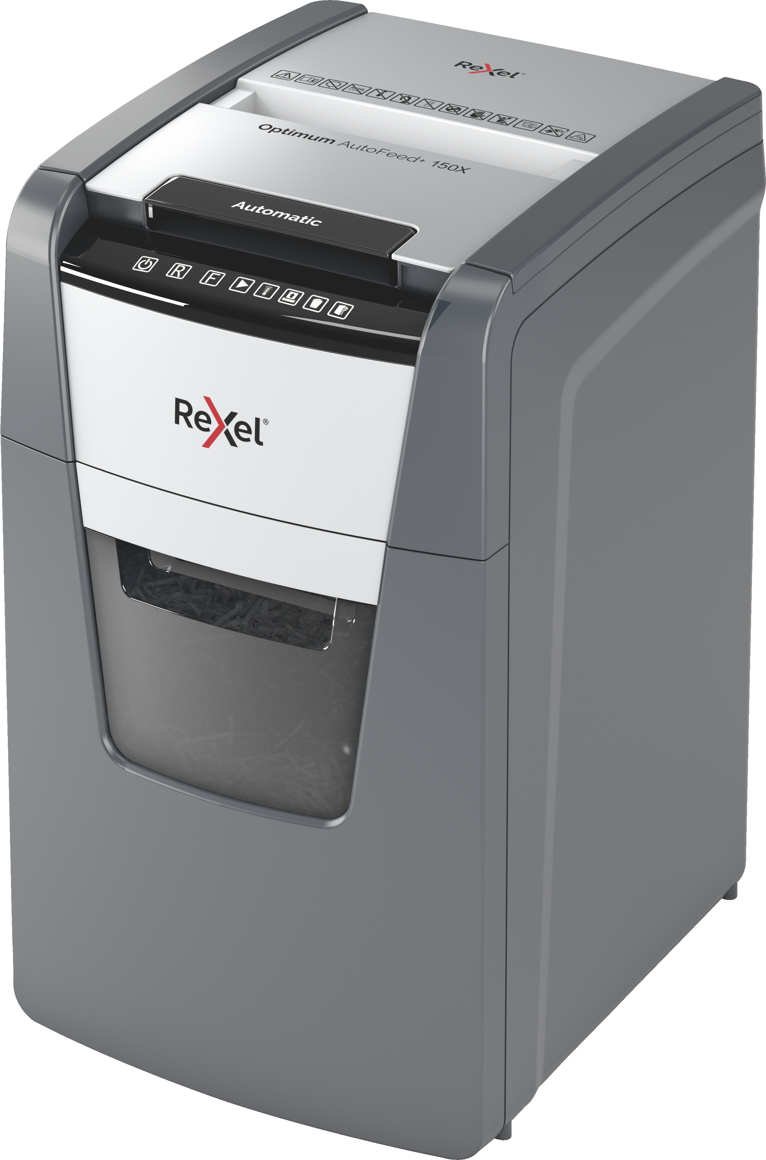 Rexel Optimum 150X automaattinen -paperisilppuri, P4