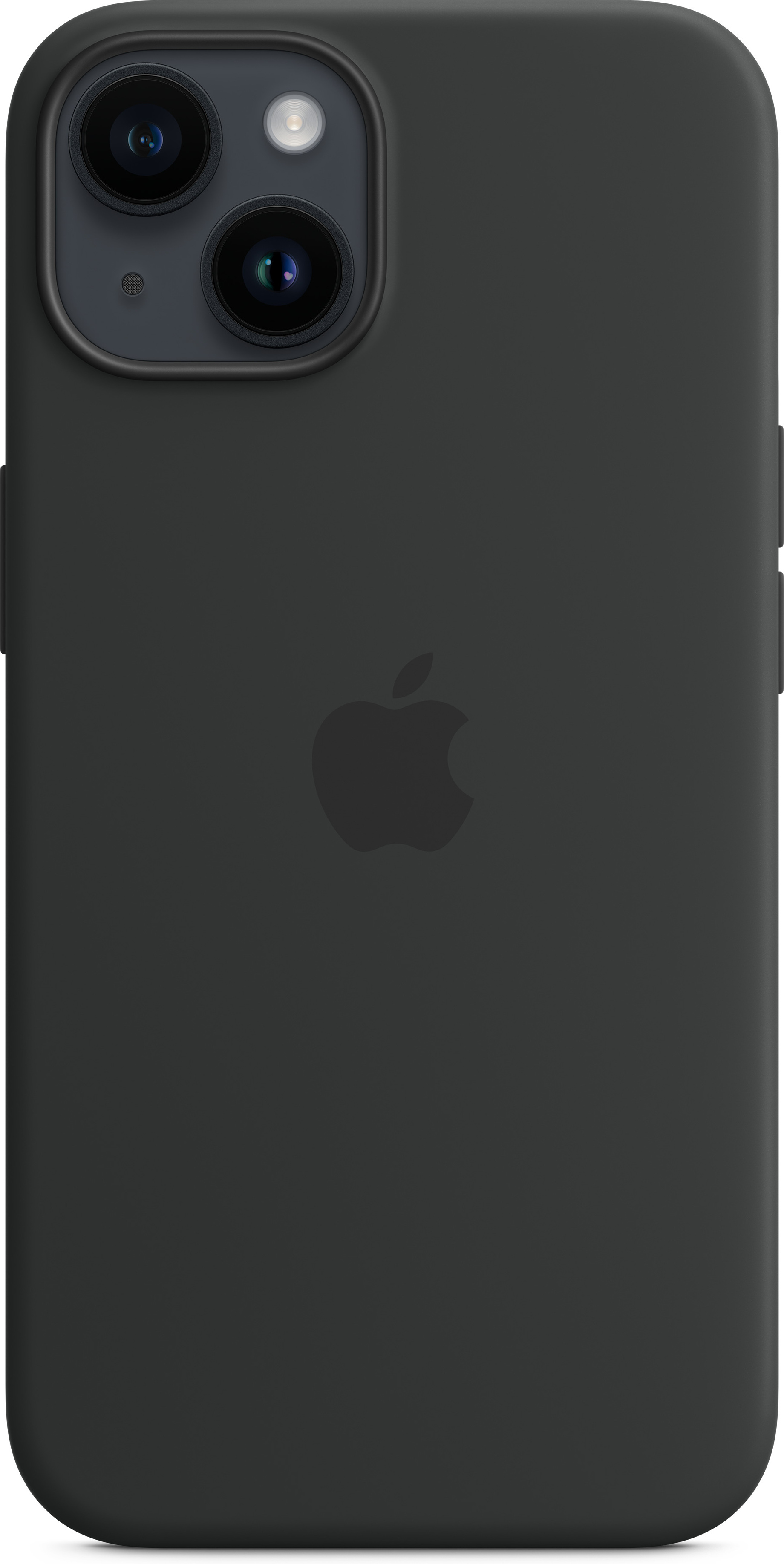 Apple iPhone 14 silikonikuori MagSafella, keskiyö