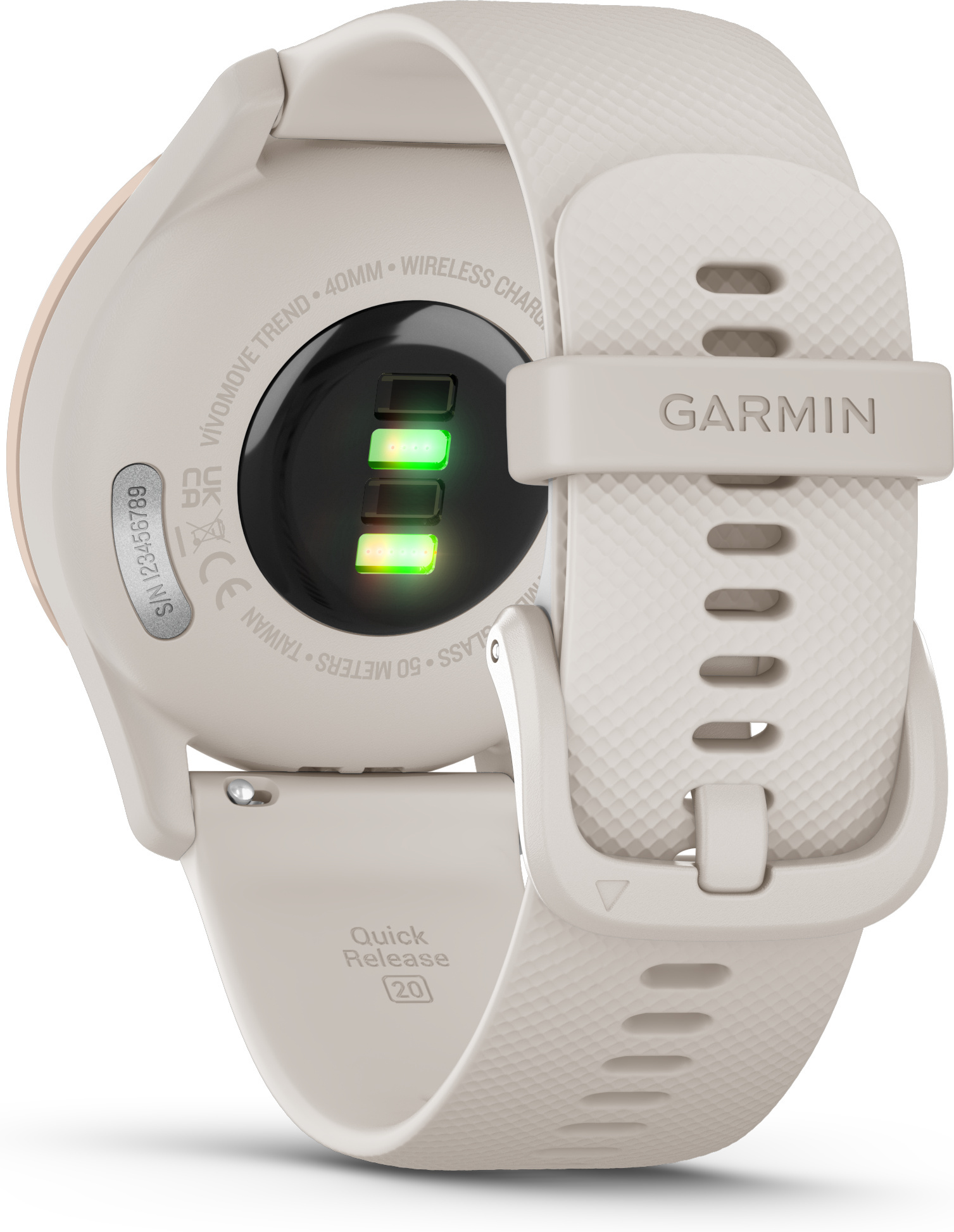Garmin Vivomove Trend -hybridiälykello, persikka/kulta