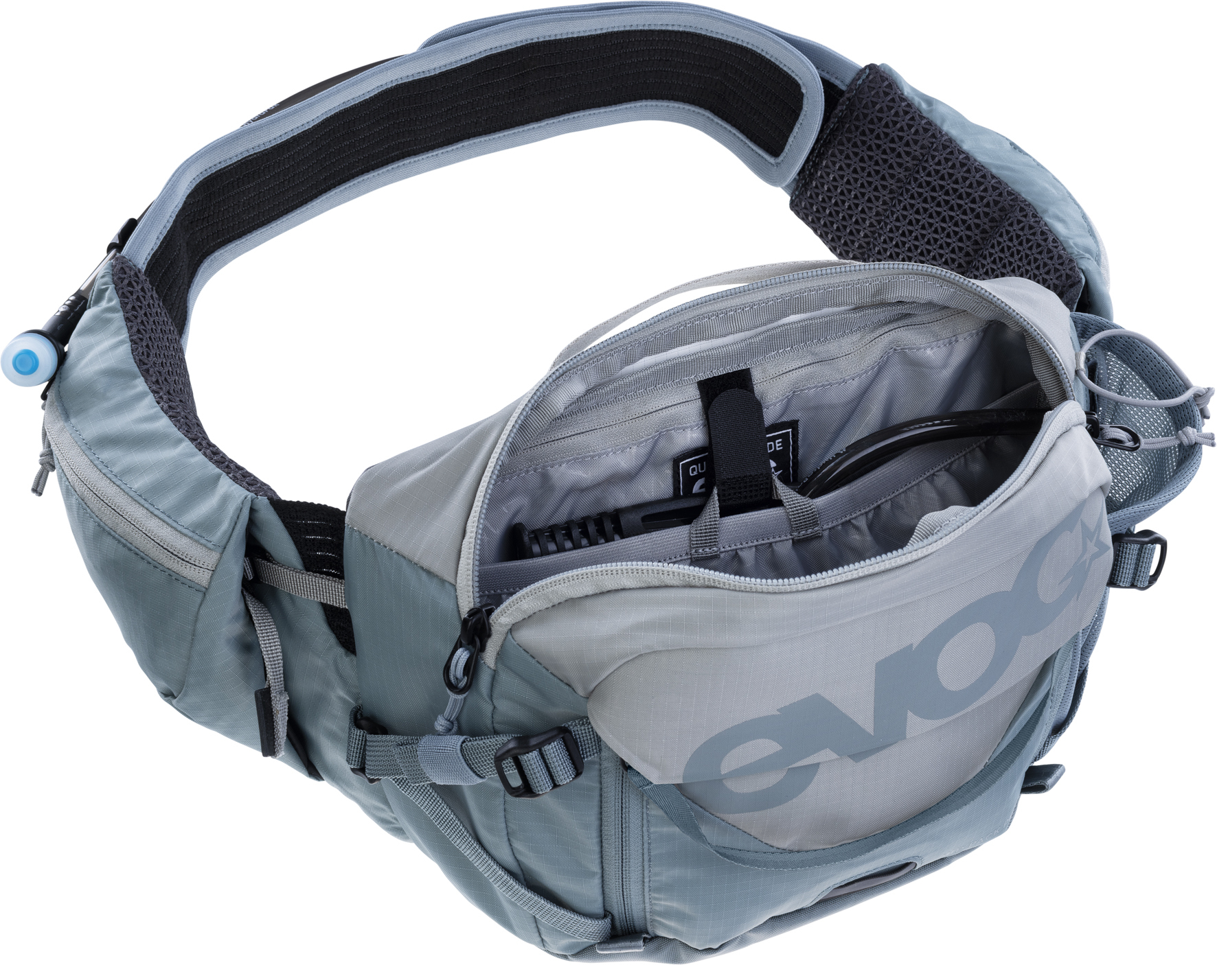Evoc HIP PACK PRO 3 vyölaukku 1,5 l juomarakolla, siniharmaa
