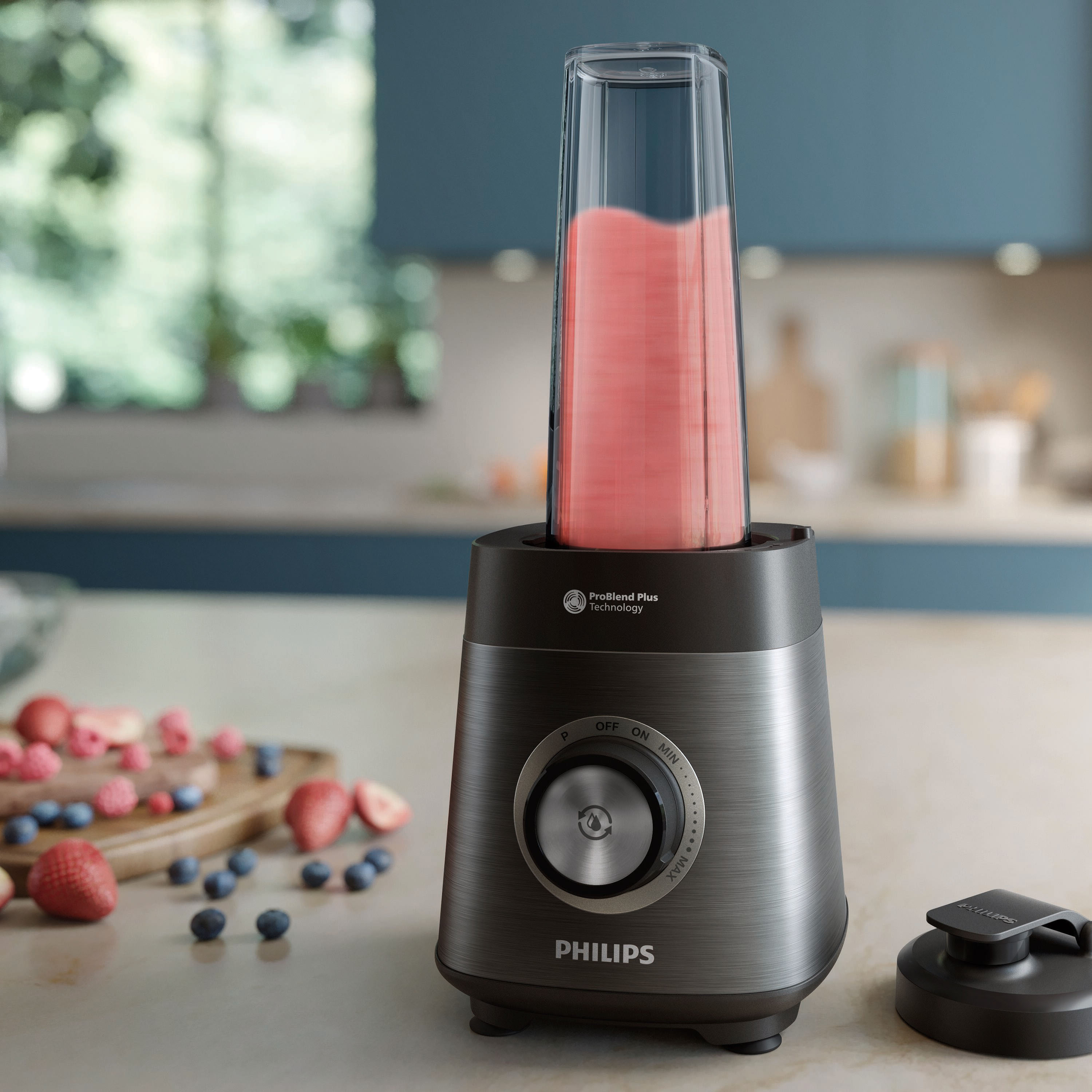Philips 5000 Series HR3041/00 tehosekoitin ja smoothiepullo