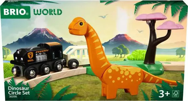 BRIO 36098 - Dinosaurus ympyräratasetti