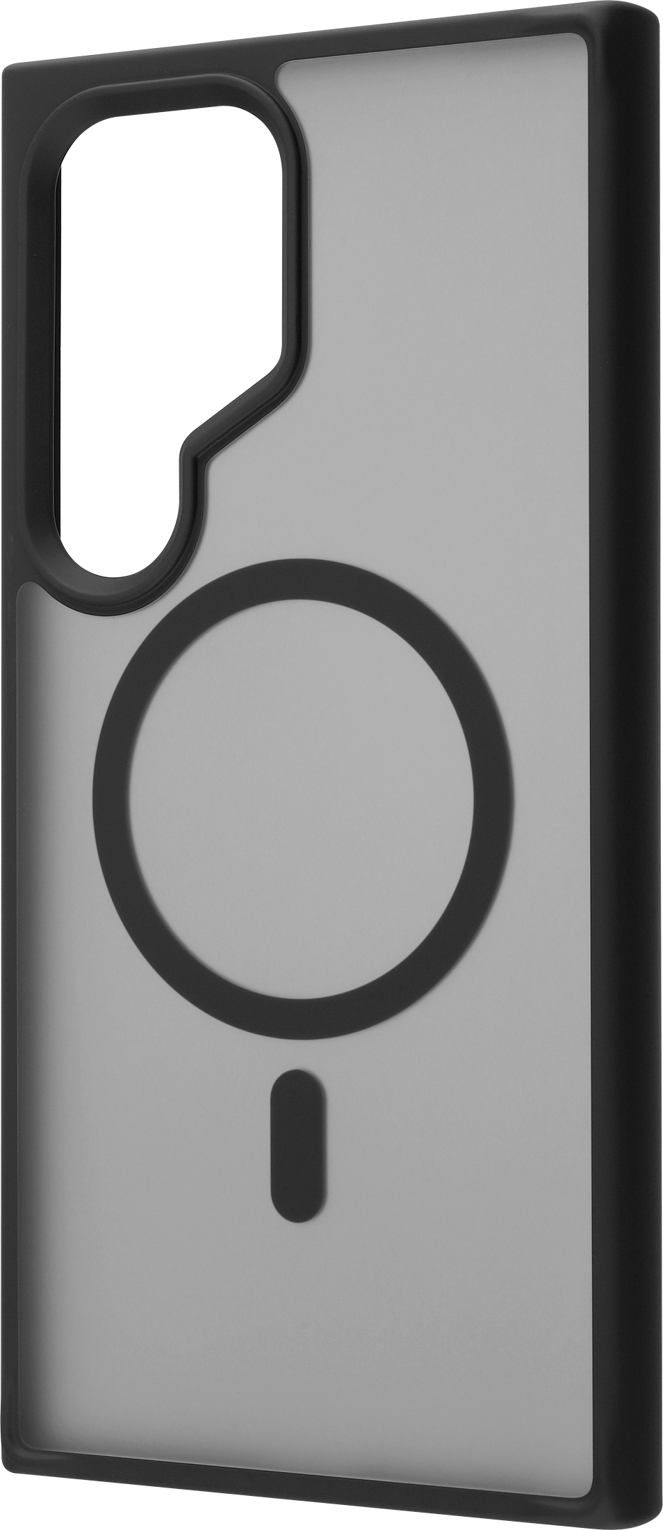 FoneKit Magneettinen Soft Touch -suojakuori, Samsung Galaxy S24 Ultra, musta/harmaa