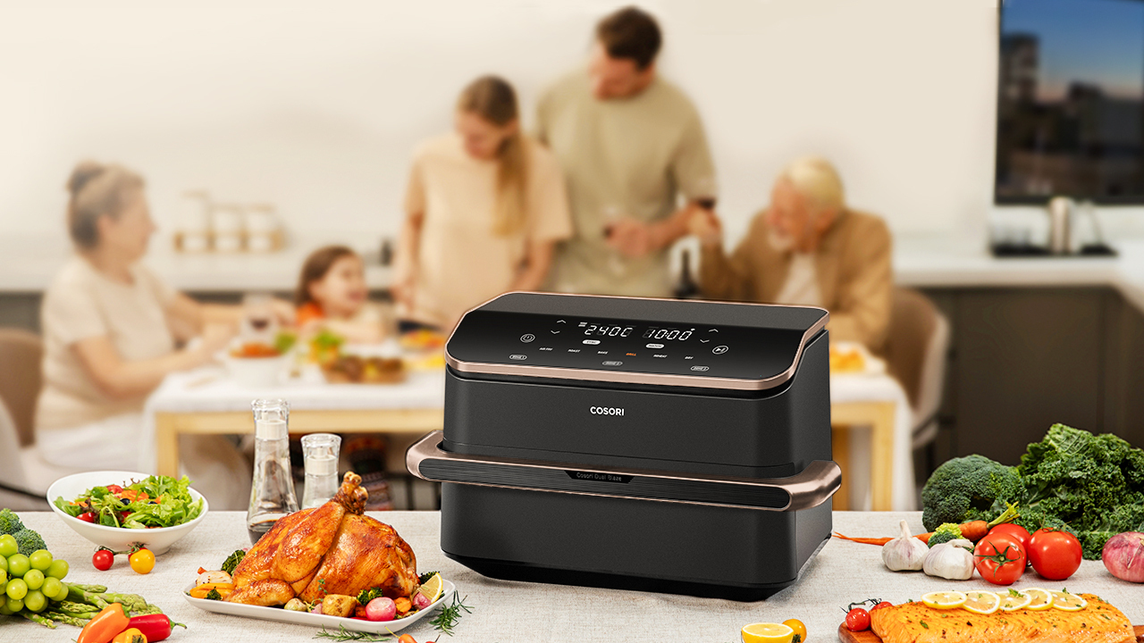 Cosori Dual Blaze TwinFry airfryer, 10 l