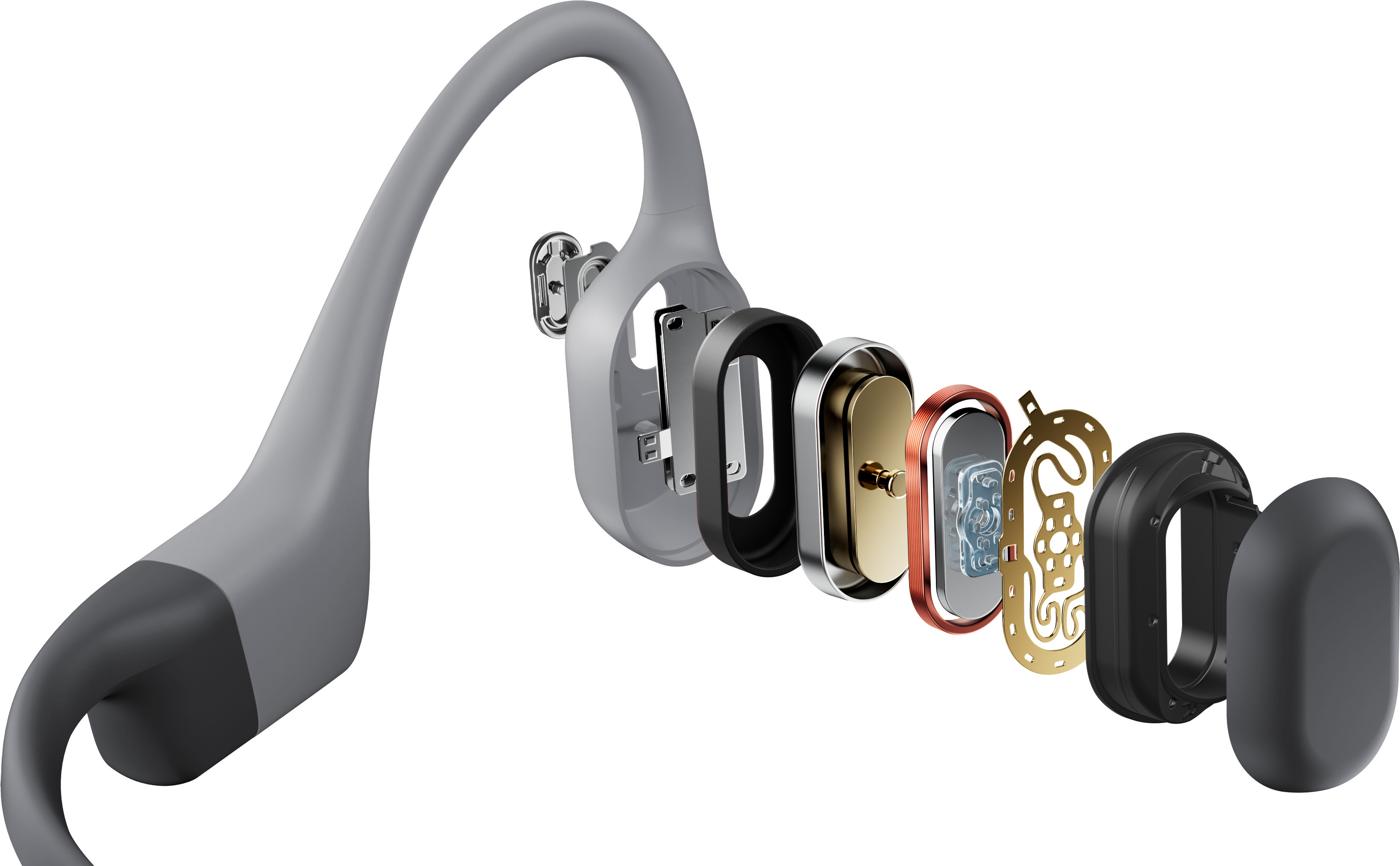 Shokz OpenFit Air langattomat kuulokkeet, pinkki