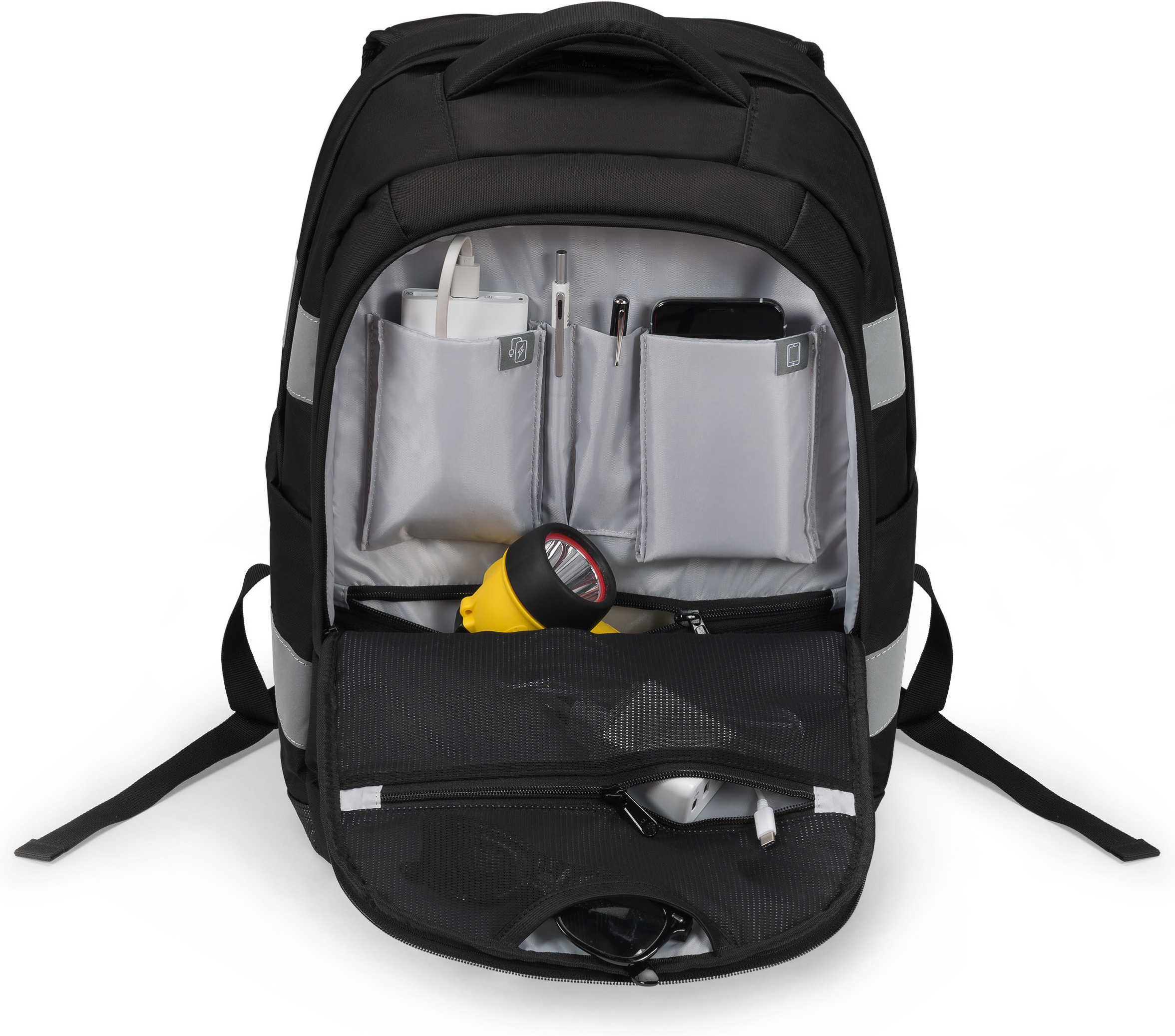 Dicota Reflective 25L -reppu, musta