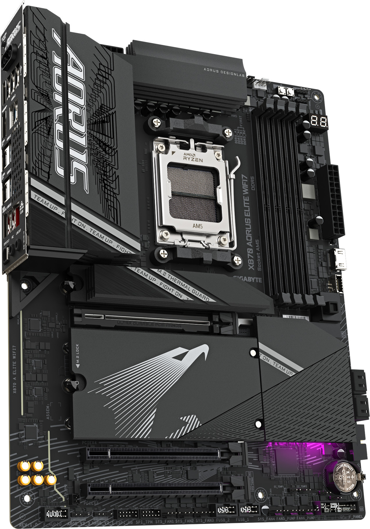 Gigabyte X870 AORUS ELITE WIFI7 ATX -emolevy