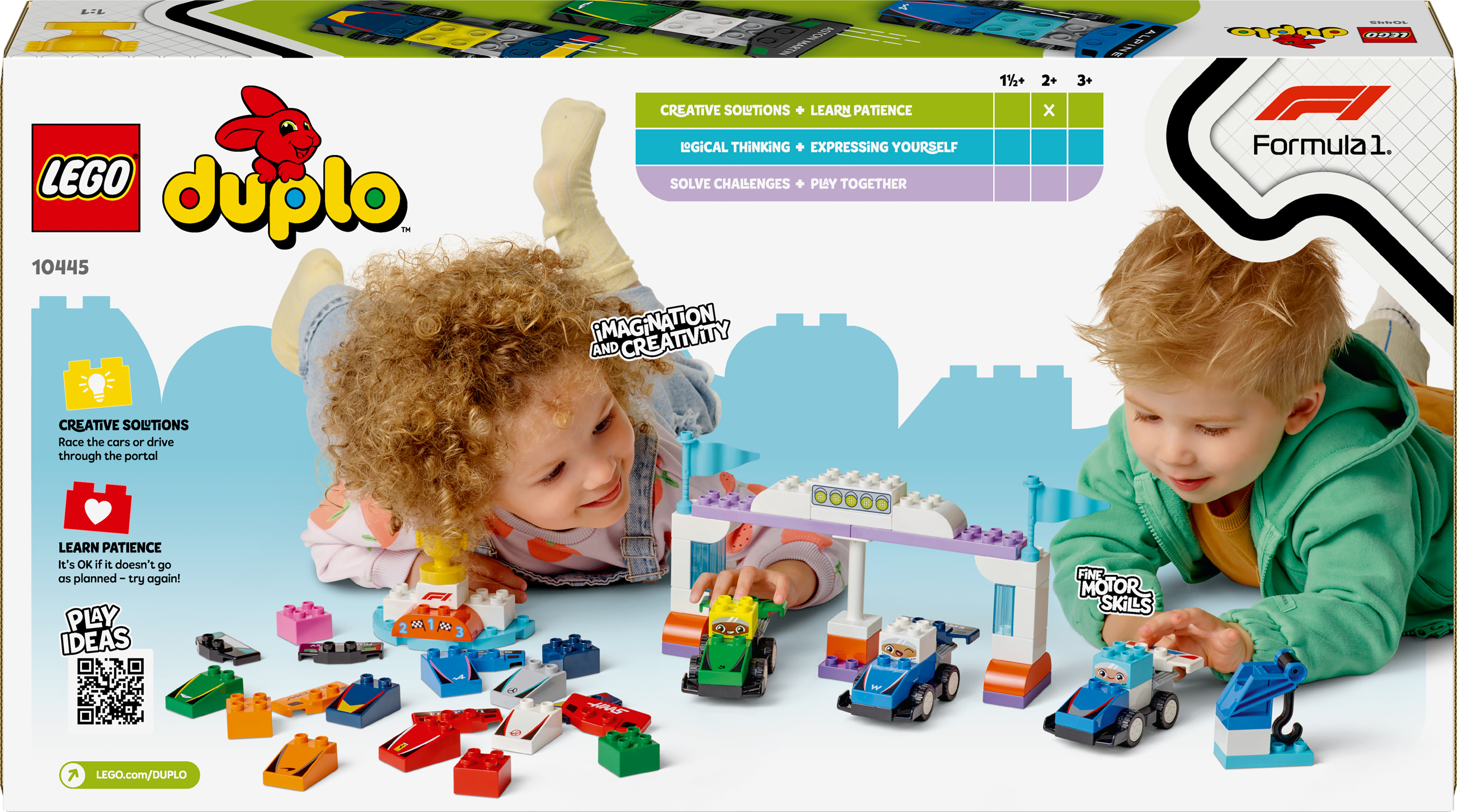 LEGO DUPLO Town 10445 – F1-tiimin kilpa-autot ja kuljettajat