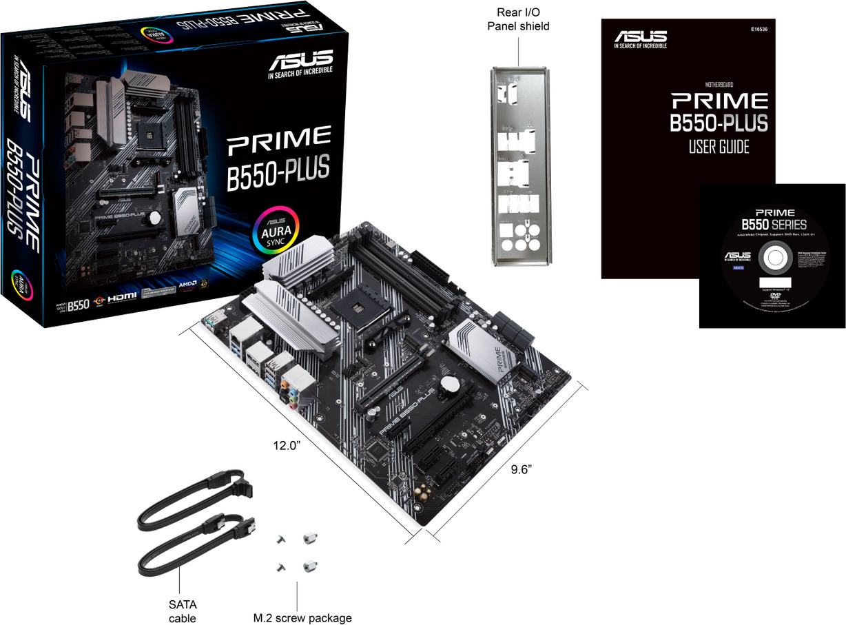 Asus Prime B550-Plus AM4 ATX-emolevy