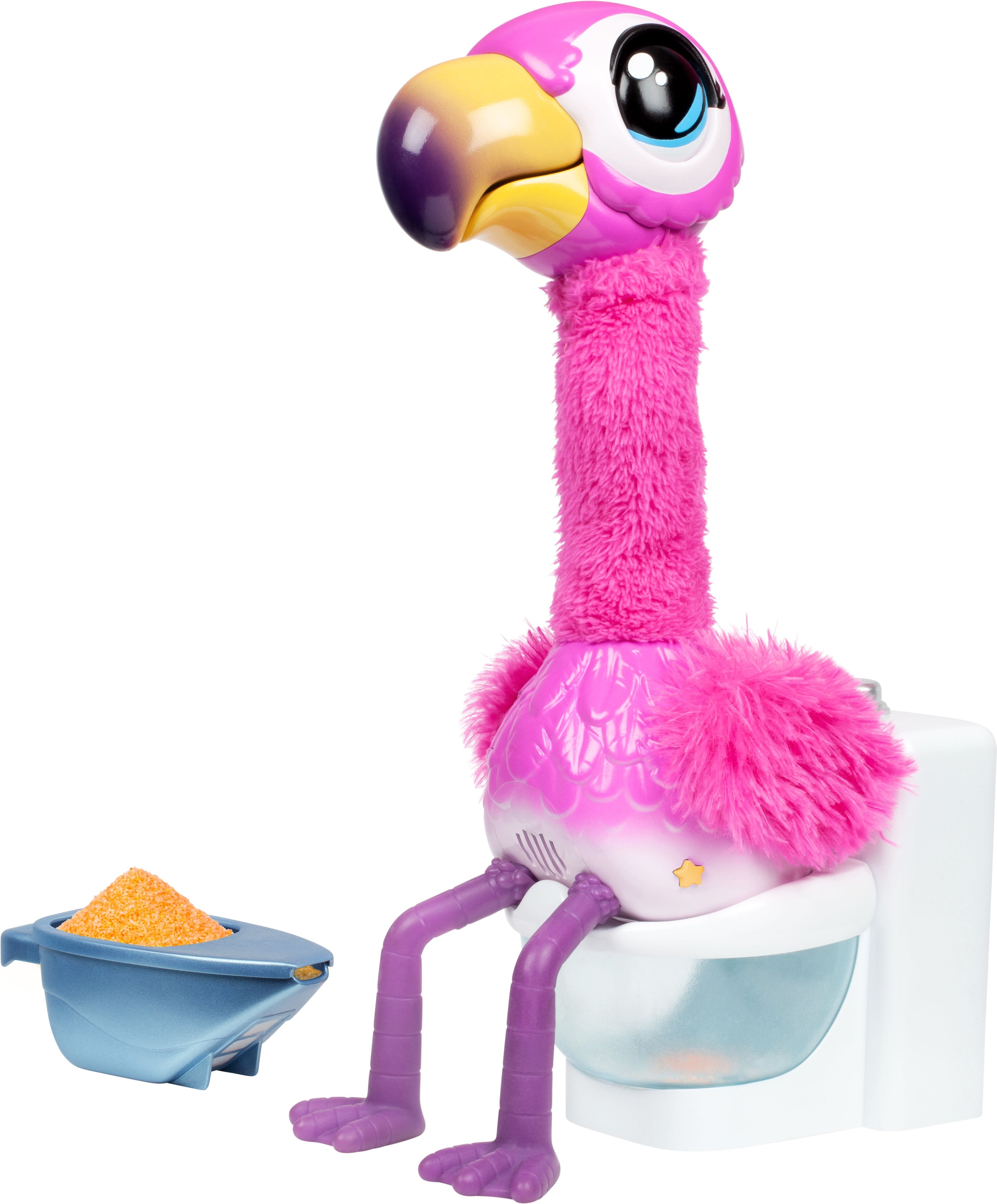 flamingo toy poop