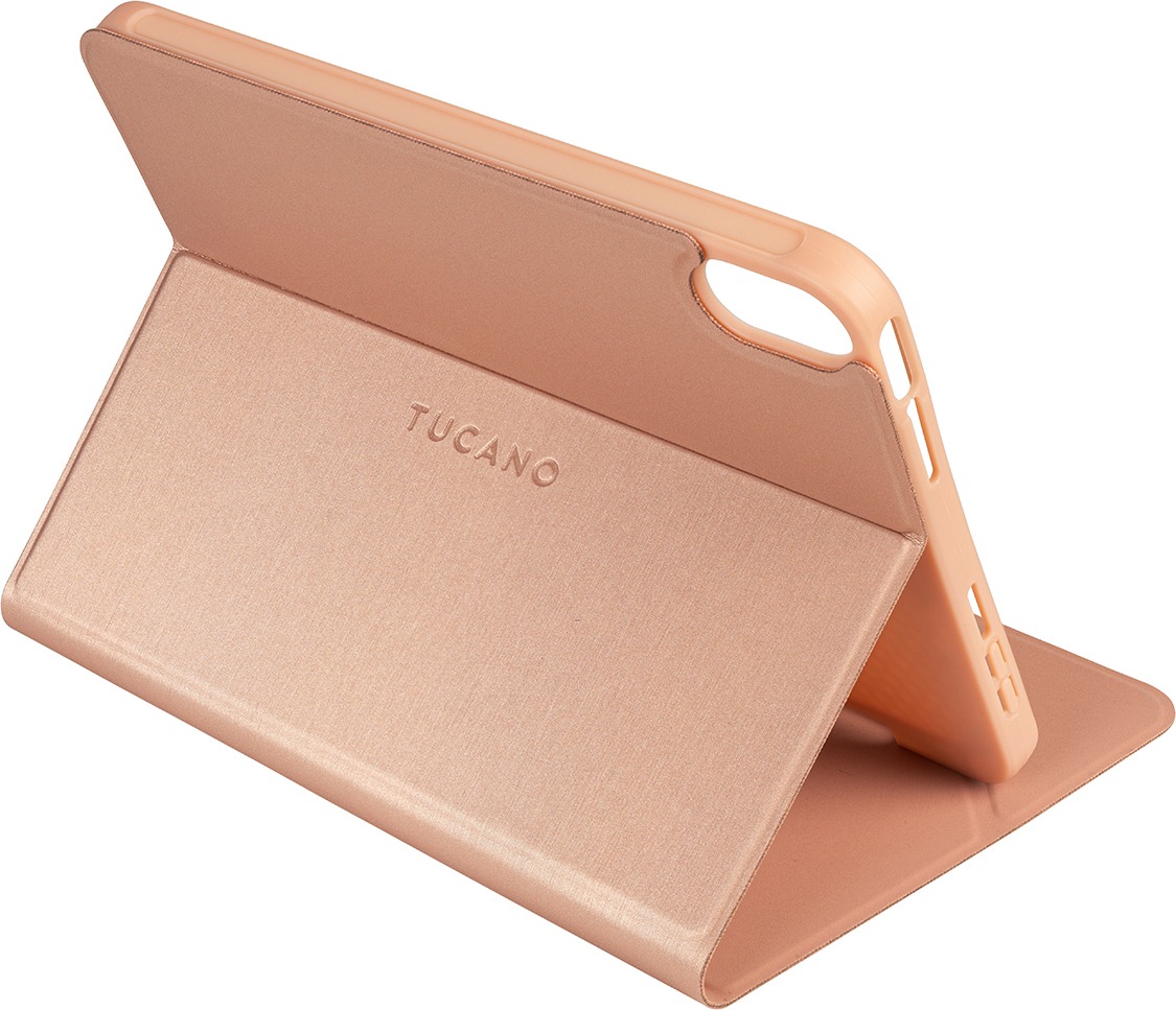 Tucano Metal -suojakotelo, Apple iPad mini 6-7. gen 8,3", ruusukulta