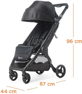 Ergobaby Metro+ -matkarattaat, Slate Grey