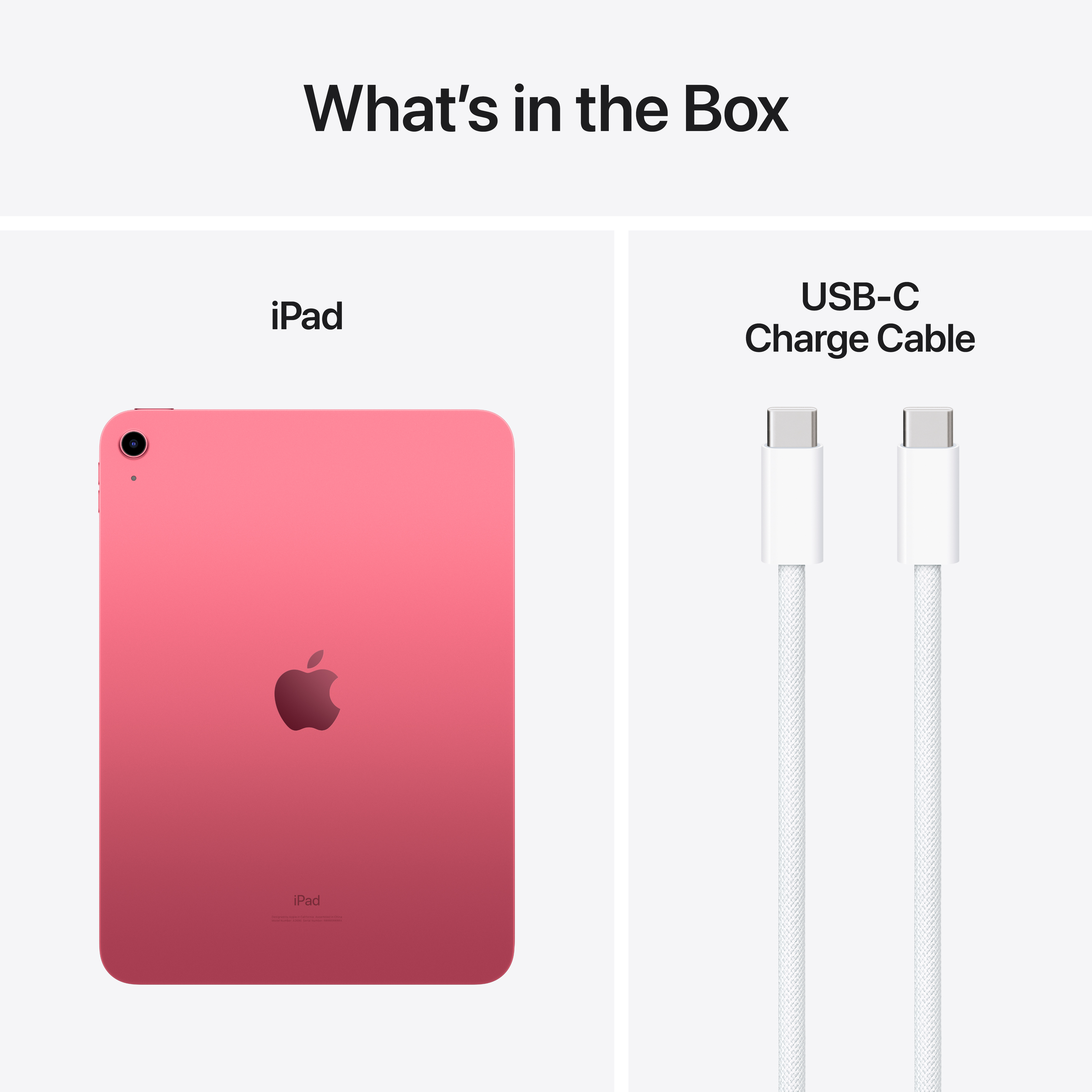 Apple iPad 10,9" 64 Gt WiFi 2022 -tabletti, pinkki (MCMC4)
