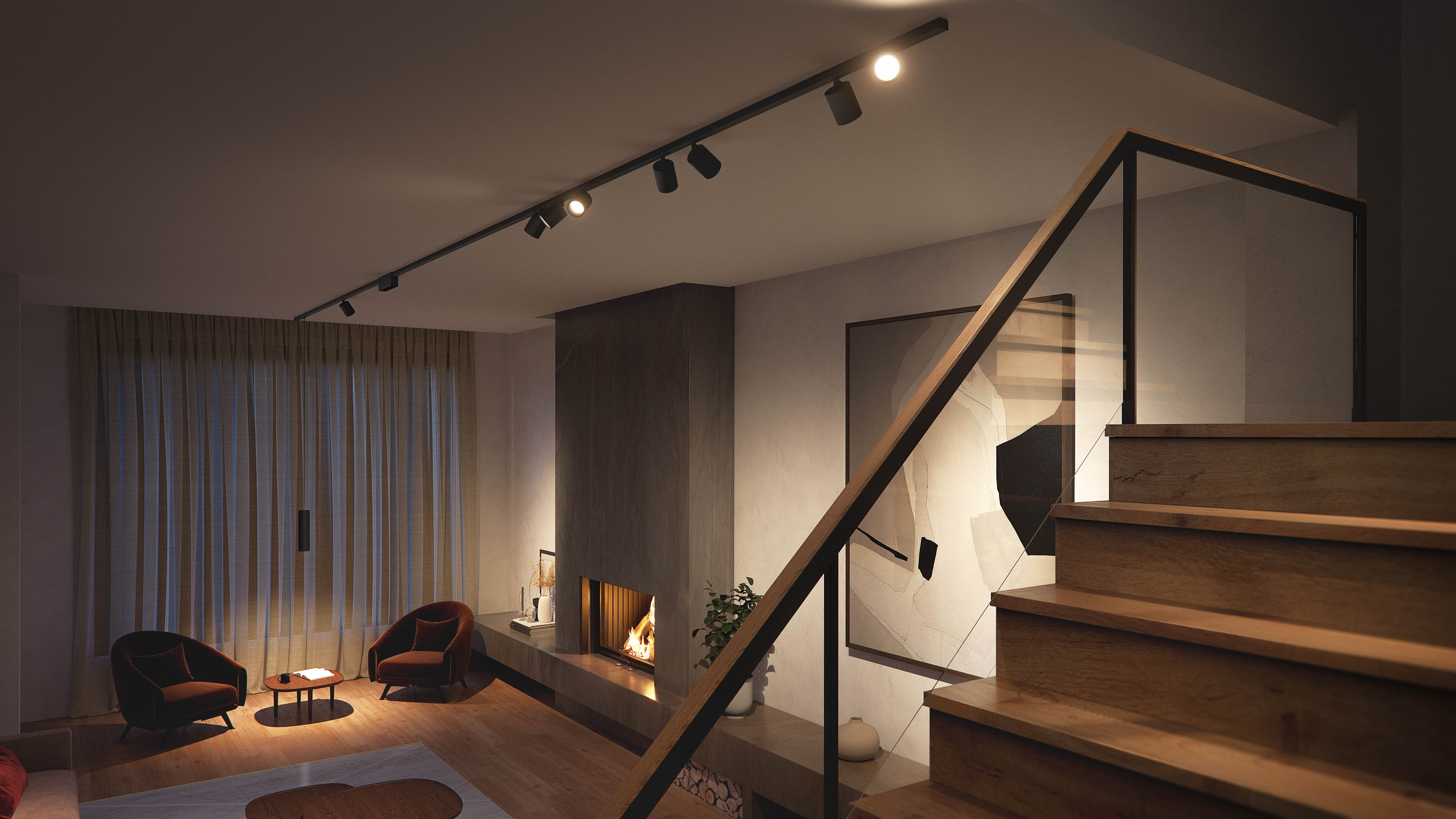 Philips Hue Perifo Cylinder -älykohdevalo, White and Color Ambiance, musta