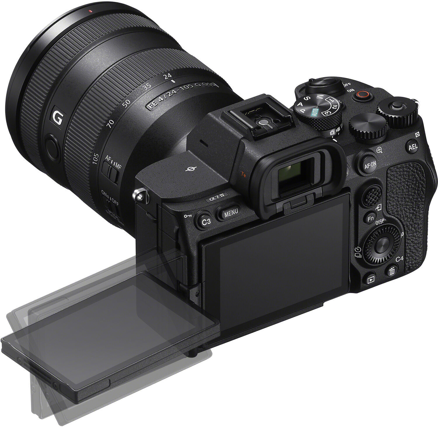 Sony A7 IV -järjestelmäkamera + 24-105 G -objektiivi