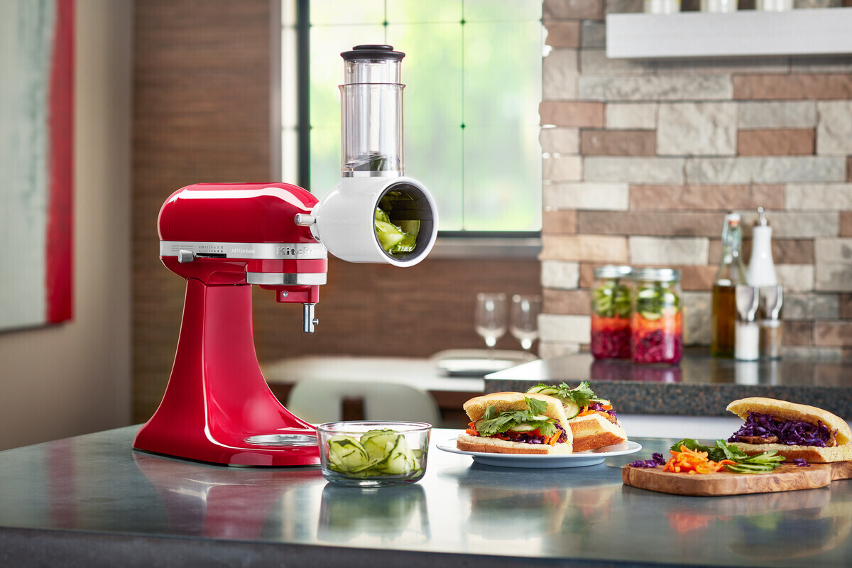 KitchenAid Fresh Prep 5KSMVSA -vihannesleikkuri ja -raastin yleiskoneisiin