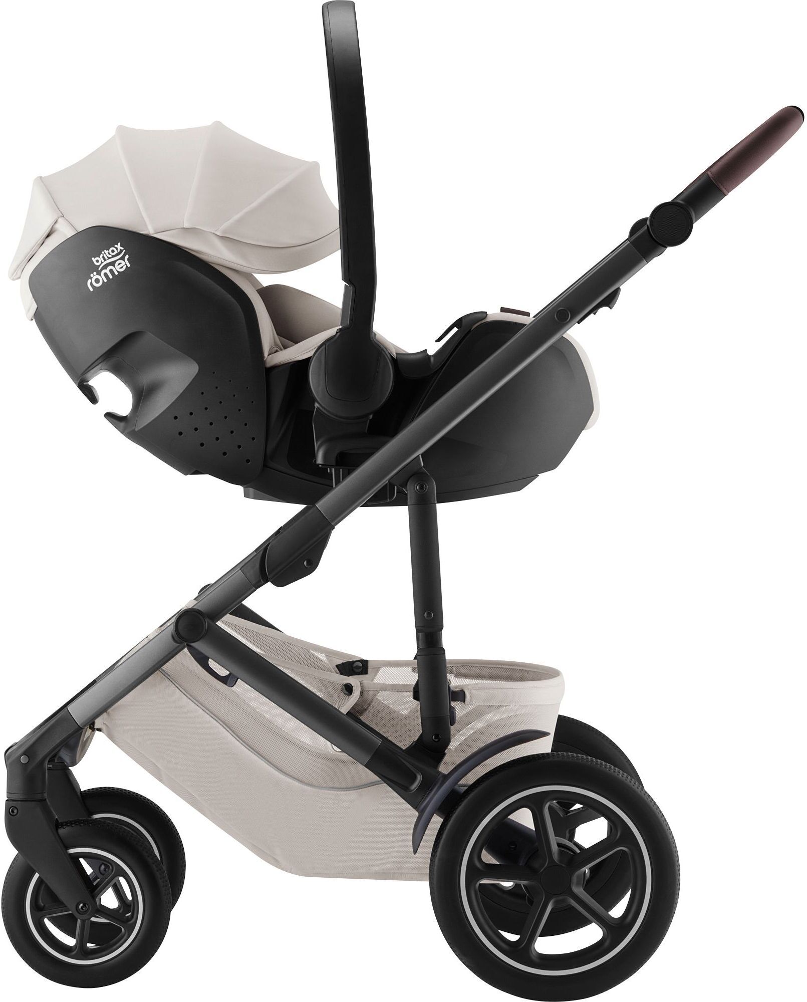 BRITAX RÖMER BABY-SAFE PRO LUX -turvakaukalo, 40–85 cm,  Soft Taupe