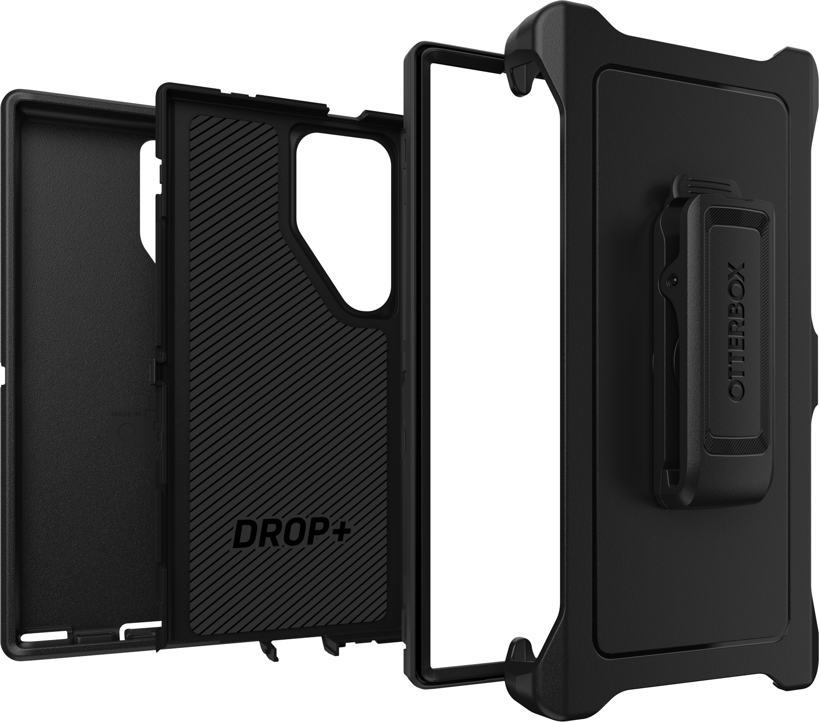 Otterbox Defender -suojakotelo, Samsung Galaxy S24 Ultra, musta