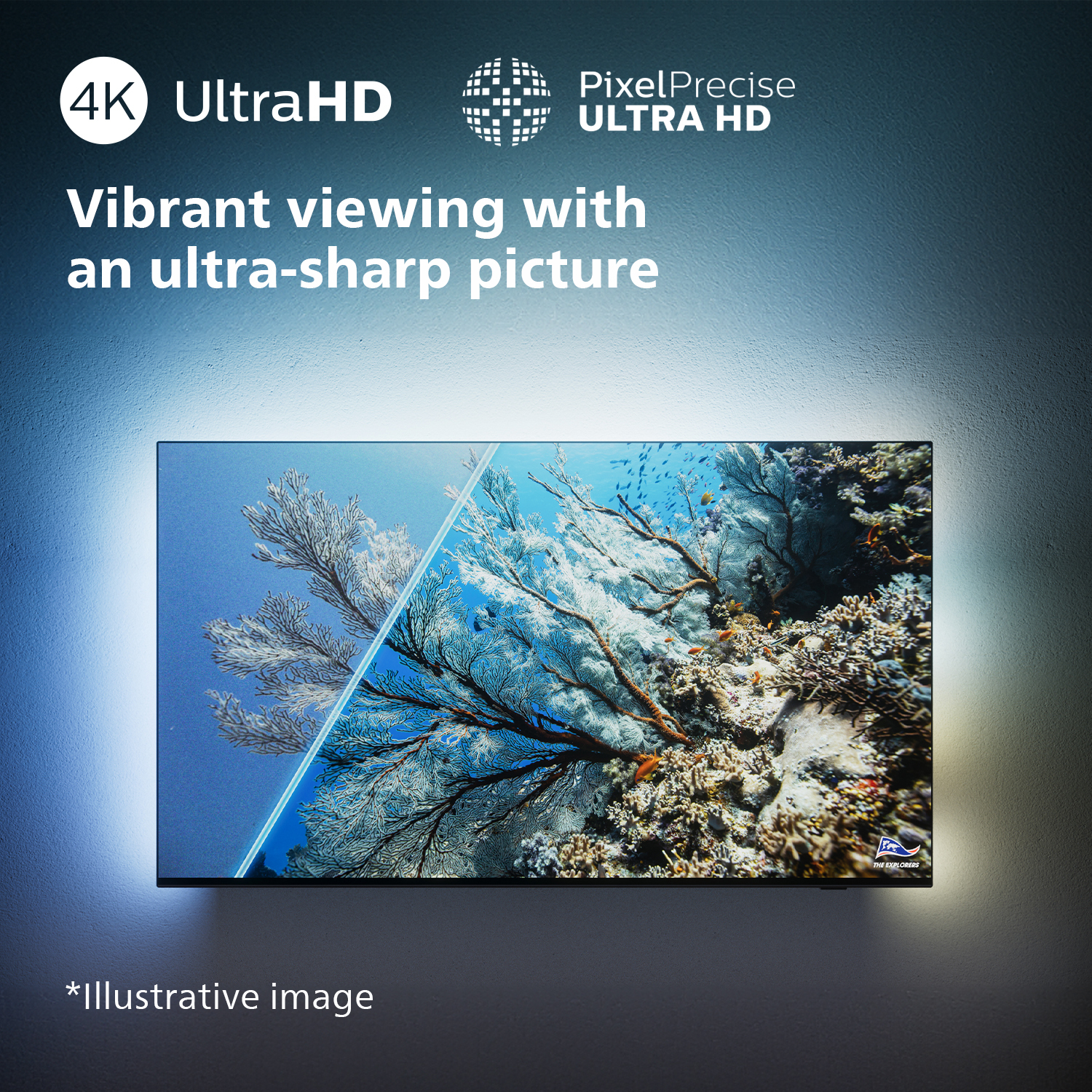 Philips 75" PUS8309 – 4K LED Ambilight TV