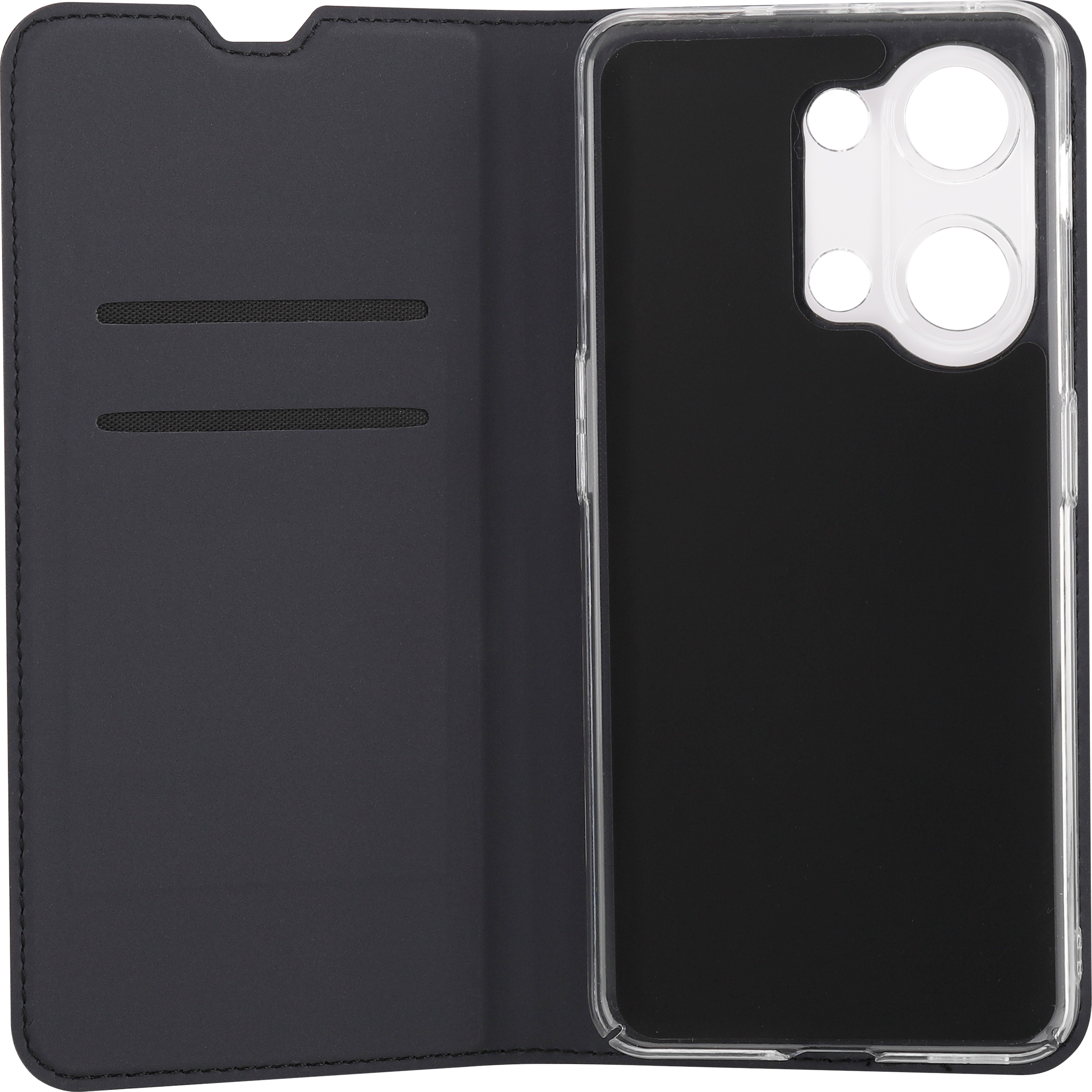 FoneKit BookCase -suojakotelo, OnePlus Nord 3 5G, musta