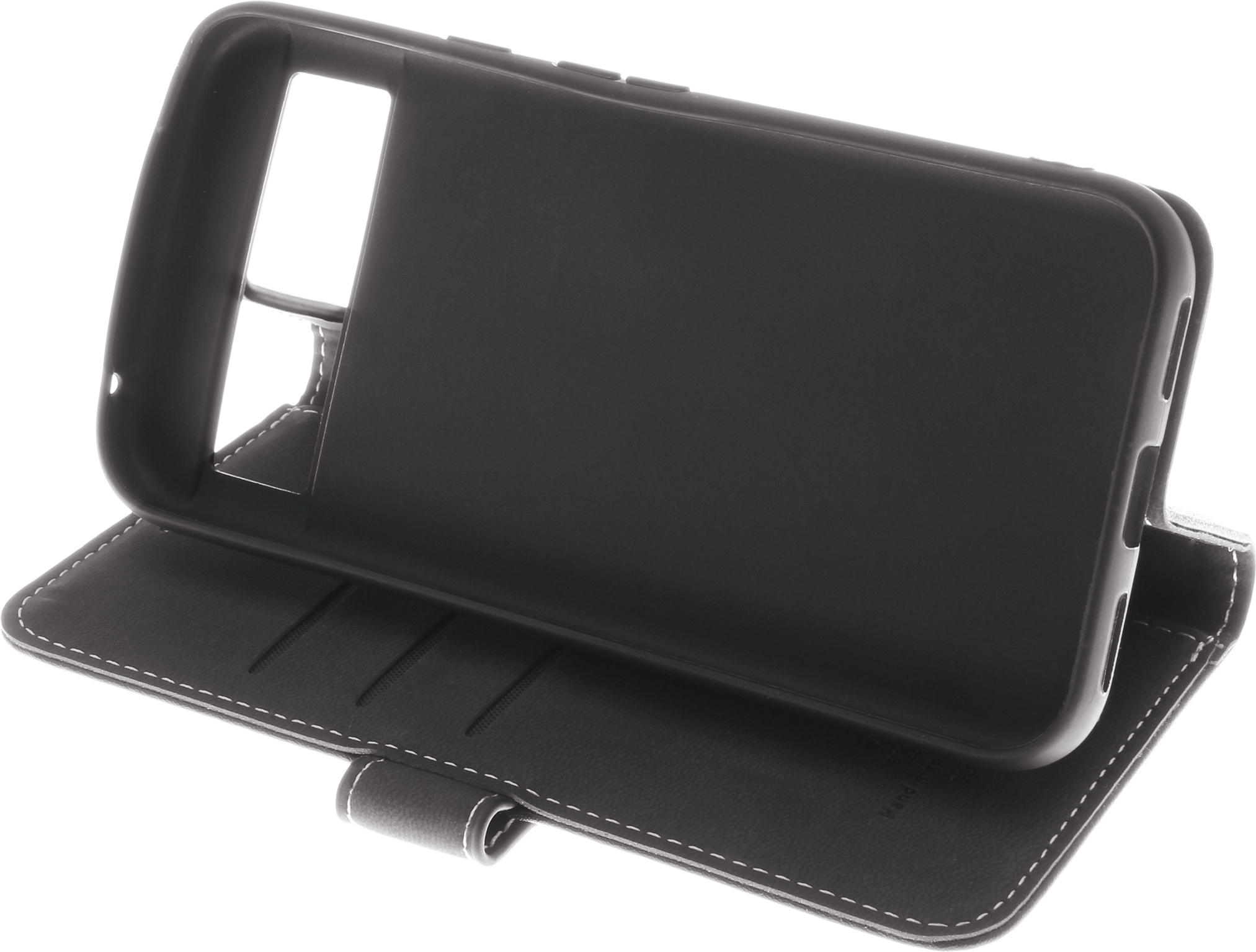 Insmat Exclusive Flip Case -lompakkokotelo, Google Pixel 8a, musta