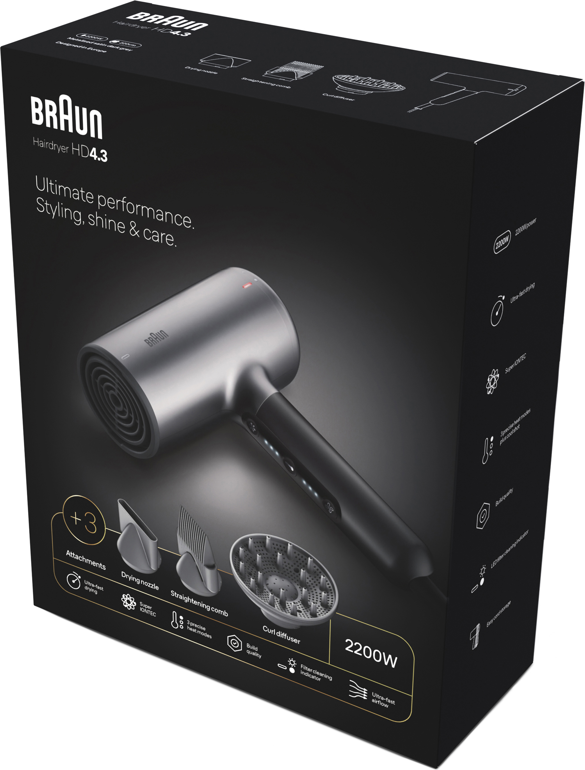 Braun HD4.3 BRHD435E hiustenkuivaaja