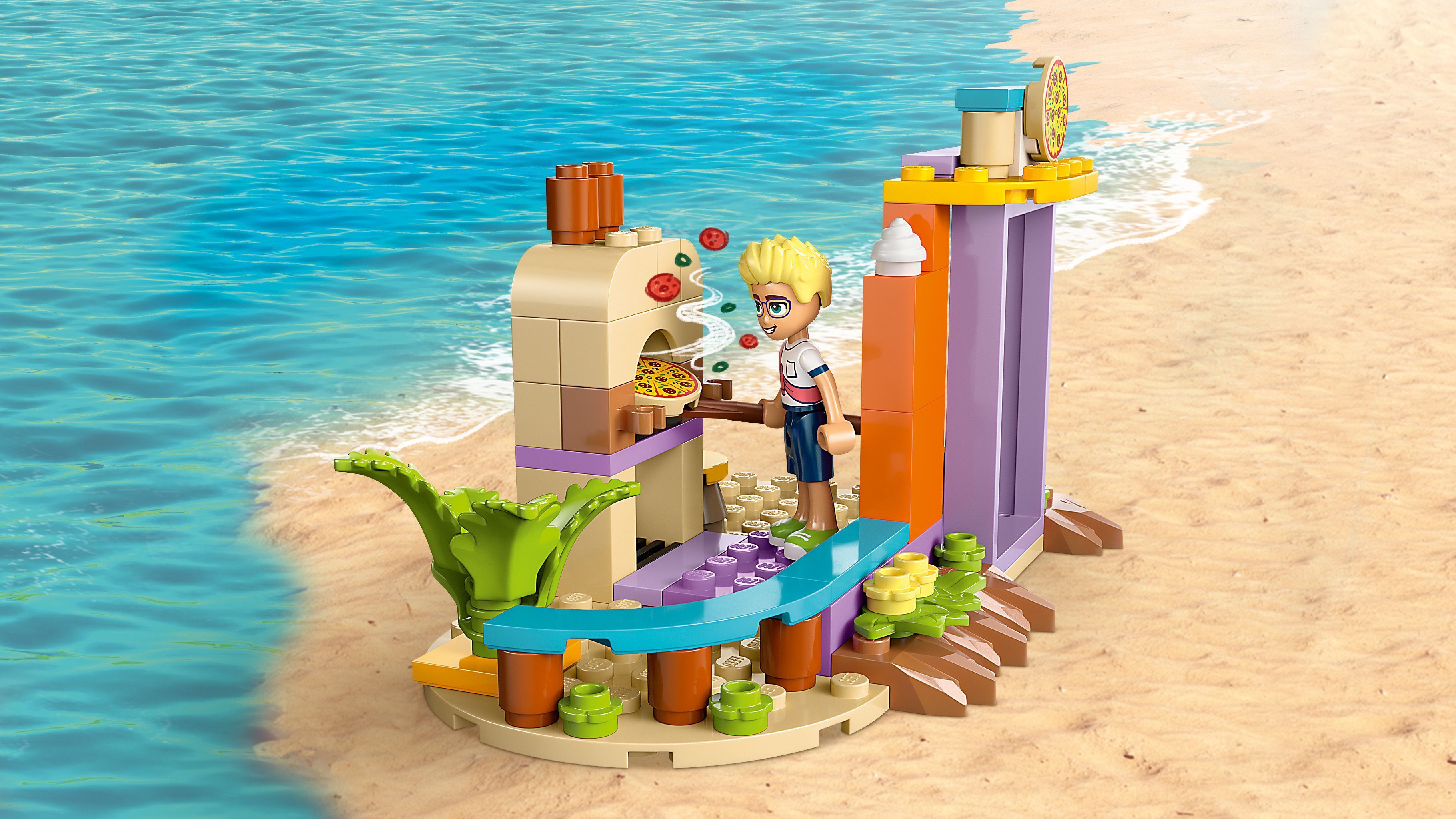 LEGO Friends 42672 – Loma‑ ja rantarakennelmat matkalaukussa