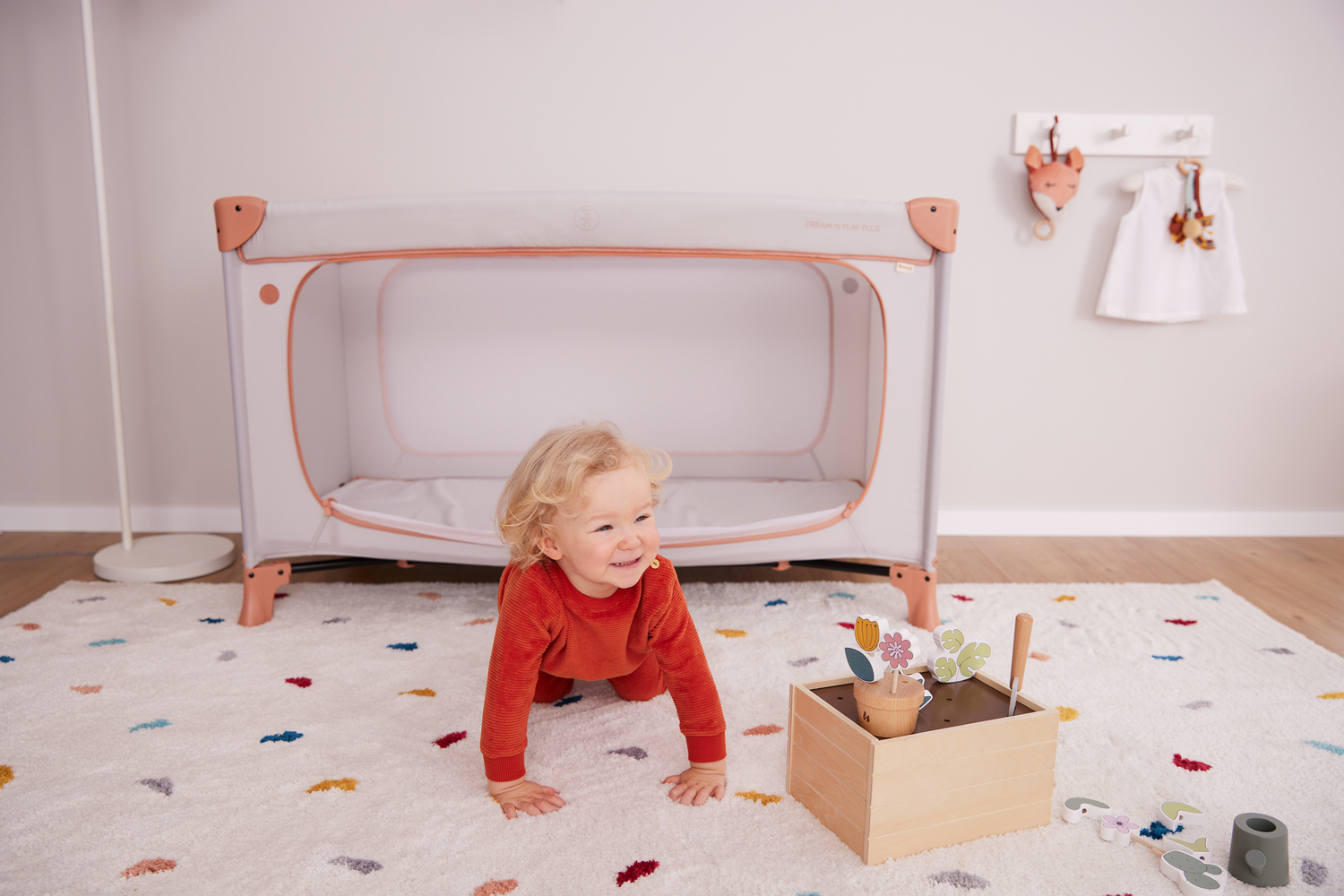 Hauck Sleep N Play Go Plus matkasänky, Dusty Blue