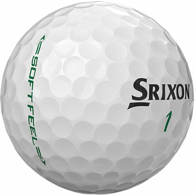 Srixon Soft Feel golfpallo, valkoinen, 12 kpl Srixon Soft Feel golfpallo, valkoinen, 12 kpl