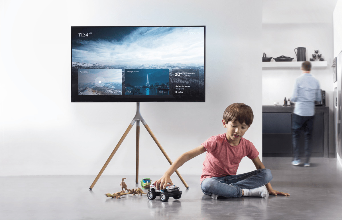 One For All WM7472 -Design lattiajalusta 32-65" televisioille