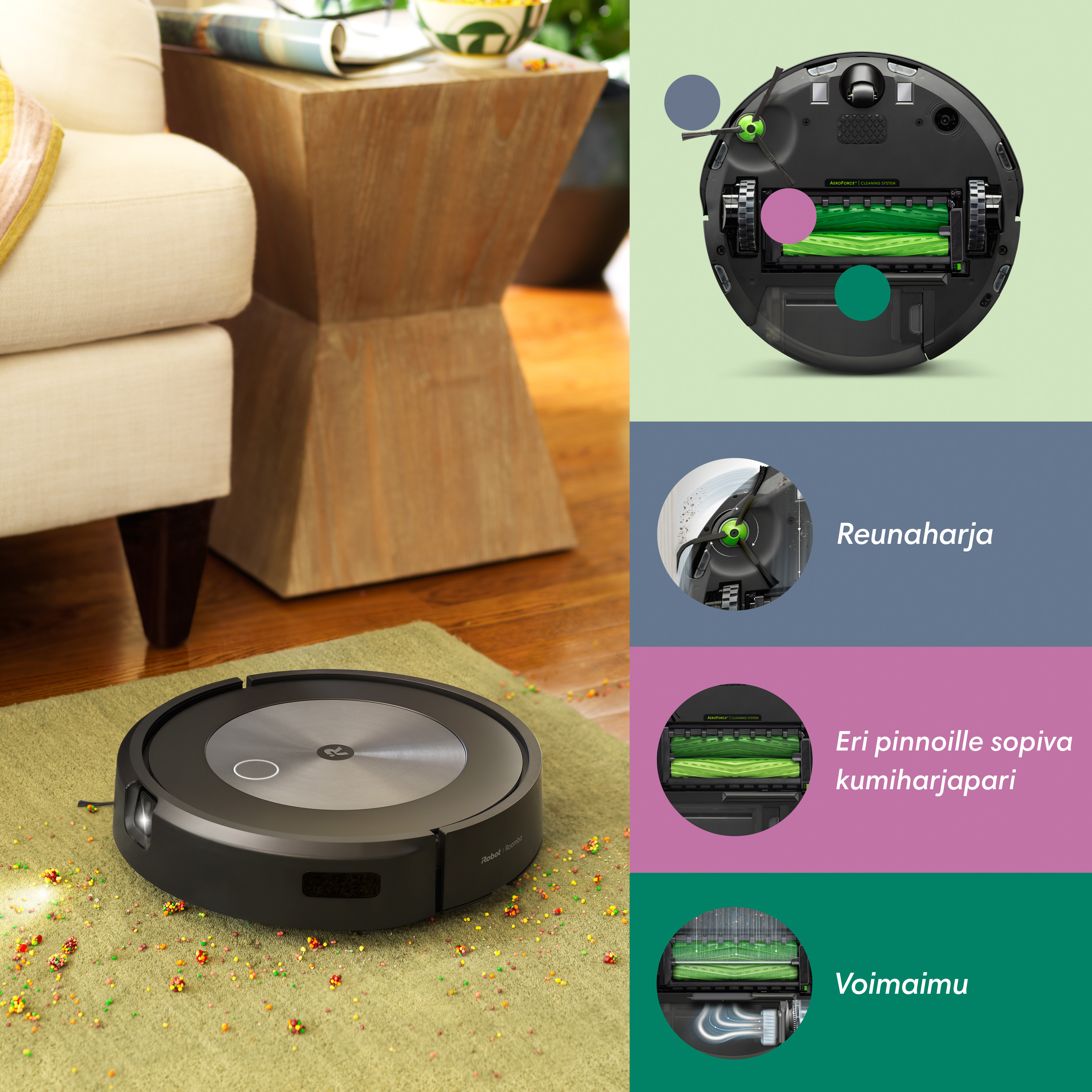 iRobot Roomba j7 -robotti-imuri