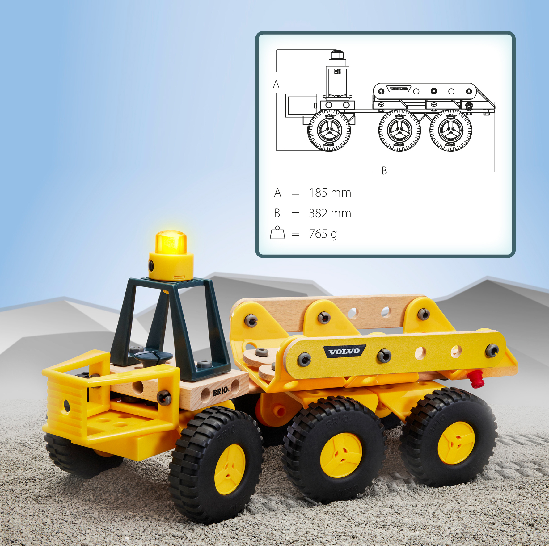 BRIO Builder 34599 - Volvo kippiauto