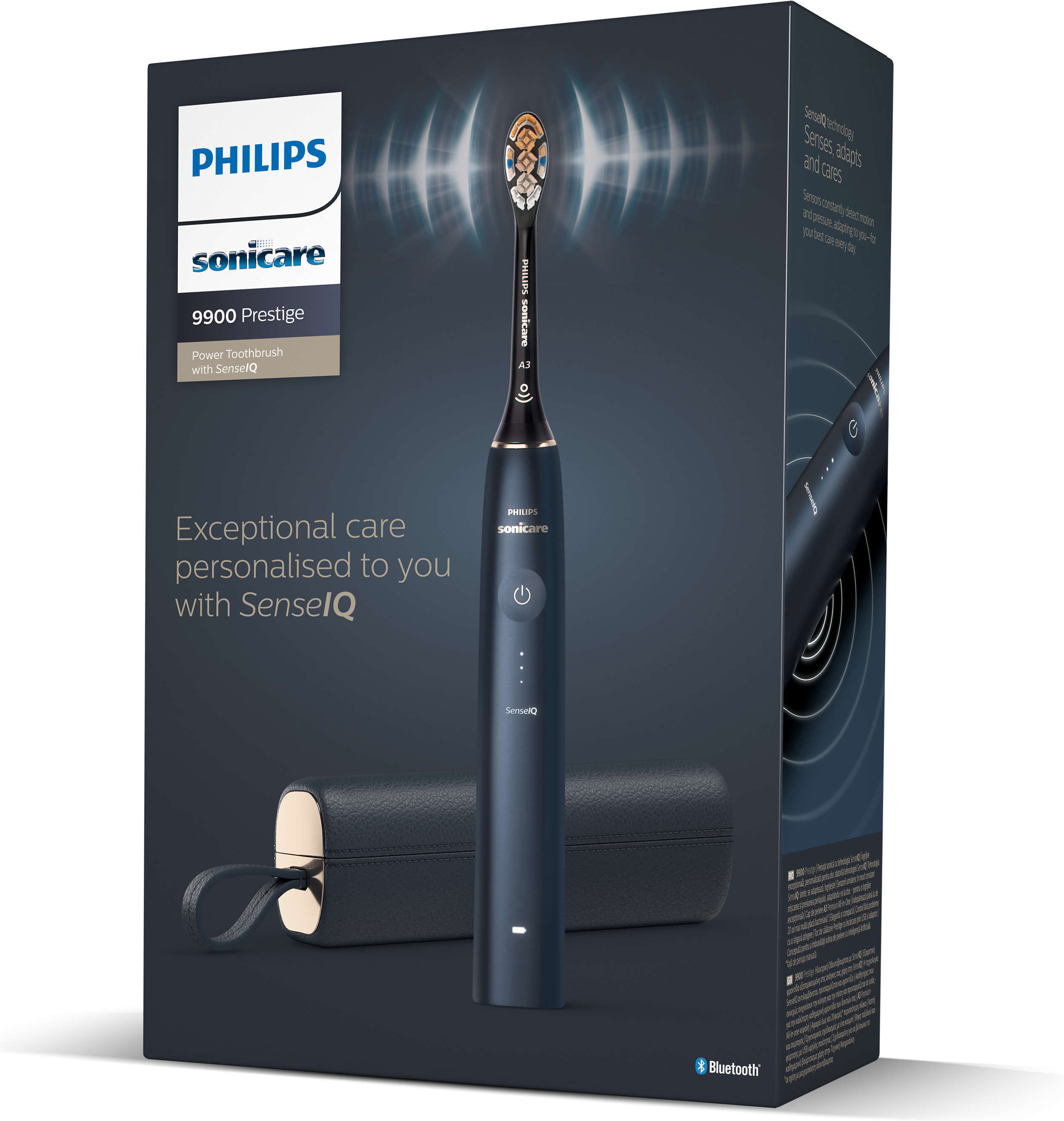 Philips Sonicare DiamondClean 9900 Prestige HX9992/12 sähköhammasharja, tummansininen