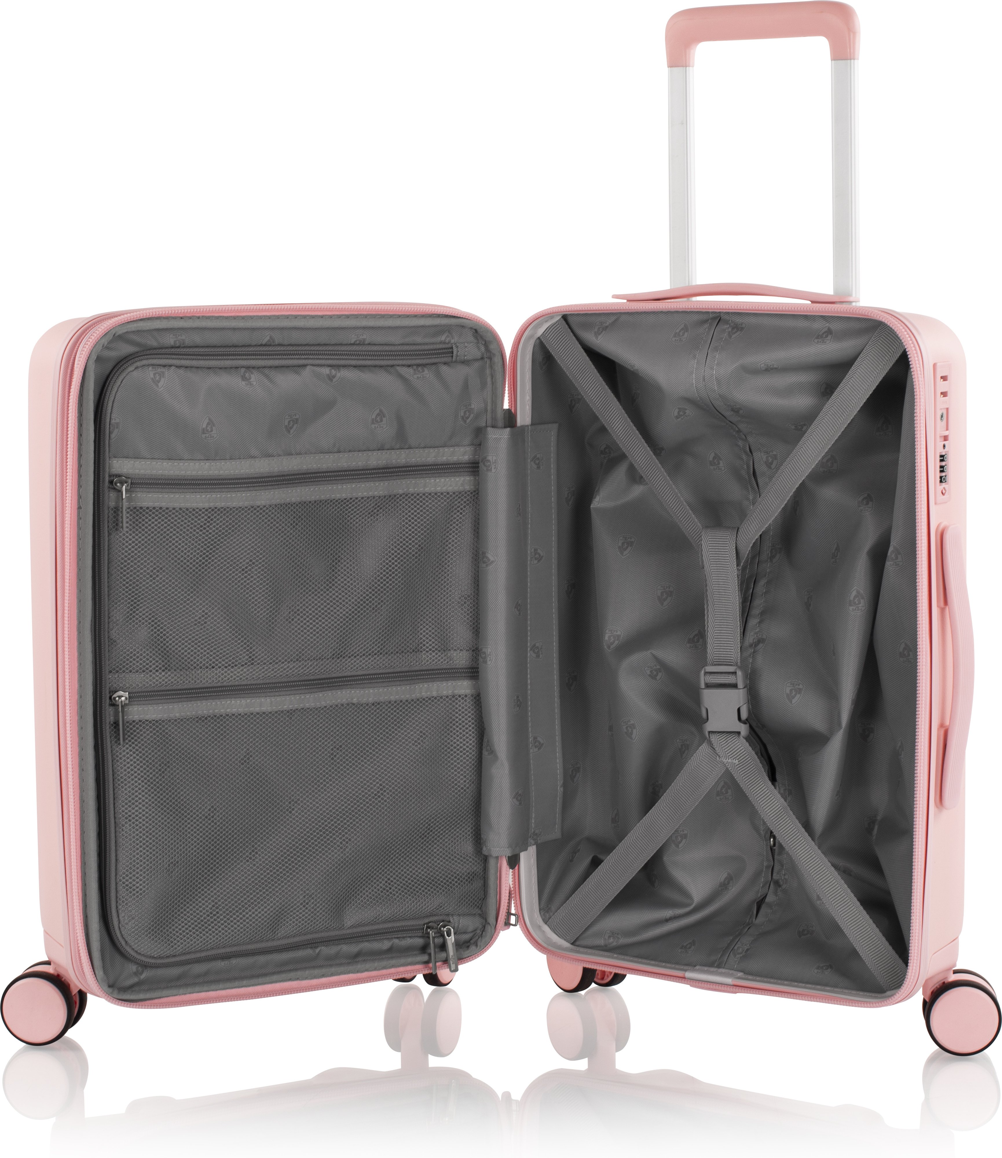 Heys Pastel Blush S 53 cm -matkalaukku, vaaleanpunainen