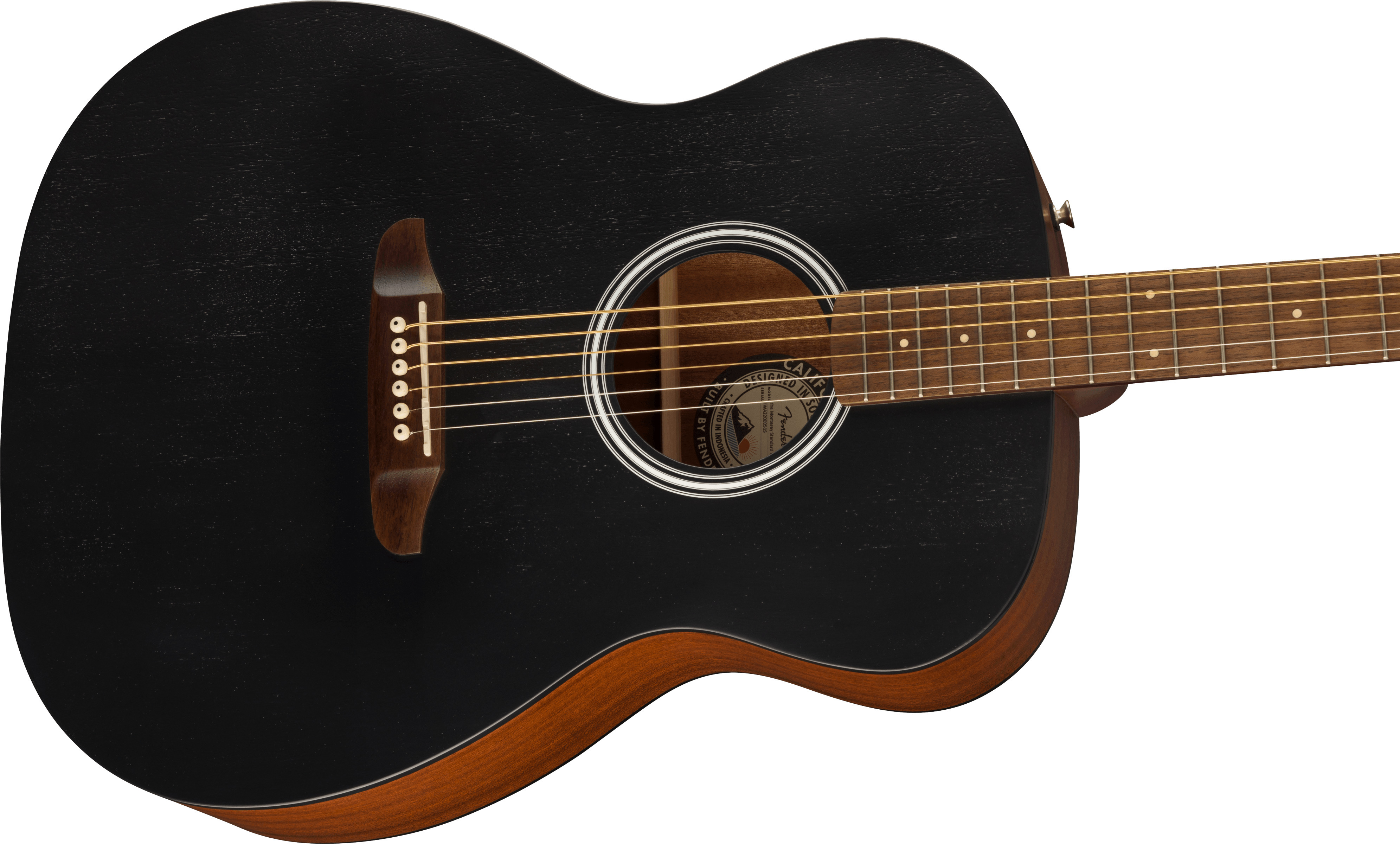 Fender Monterey Standard -teräskielinen, Black Top