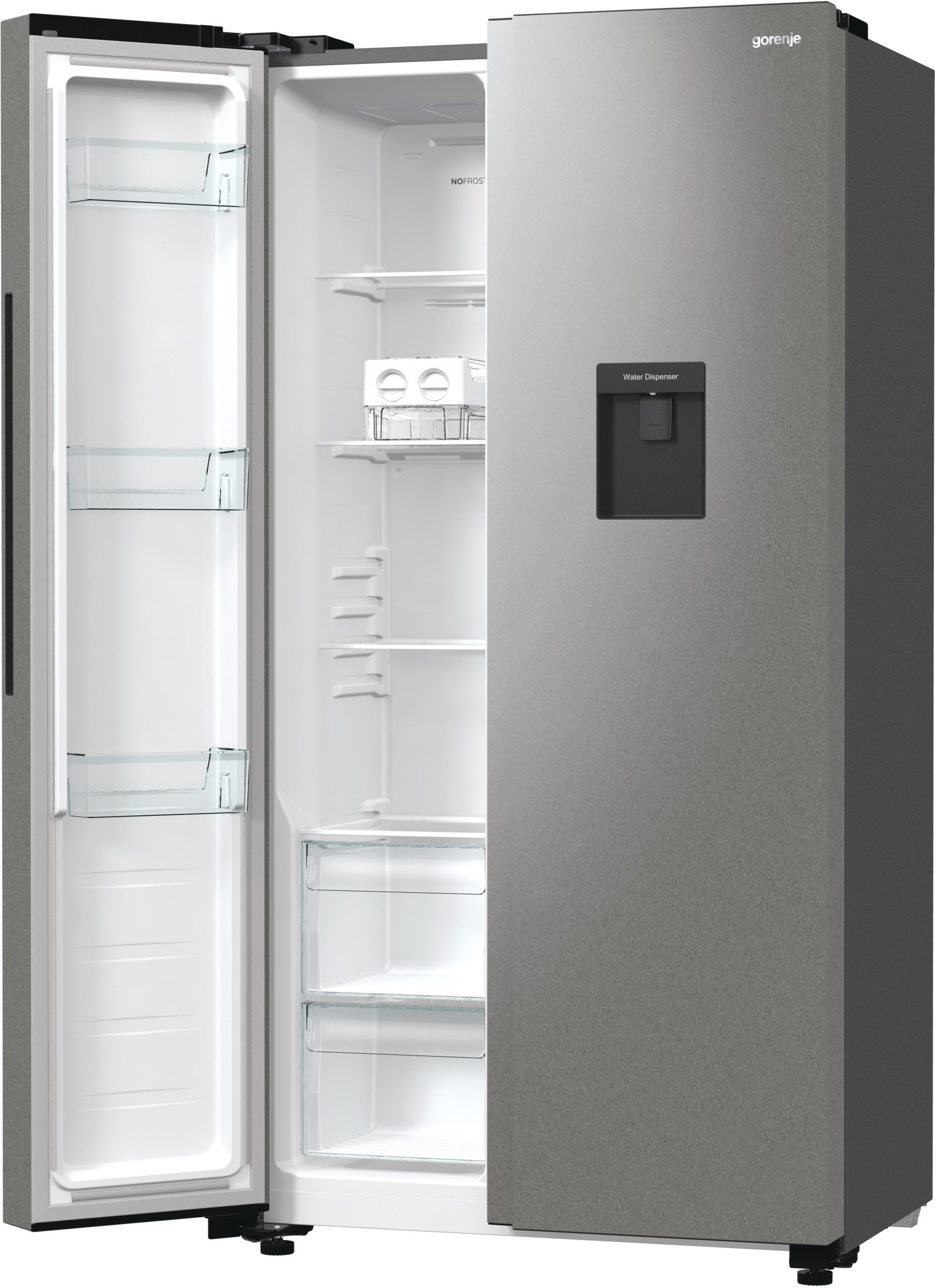 Gorenje NRR9185EAXLWD Side By Side, teräs