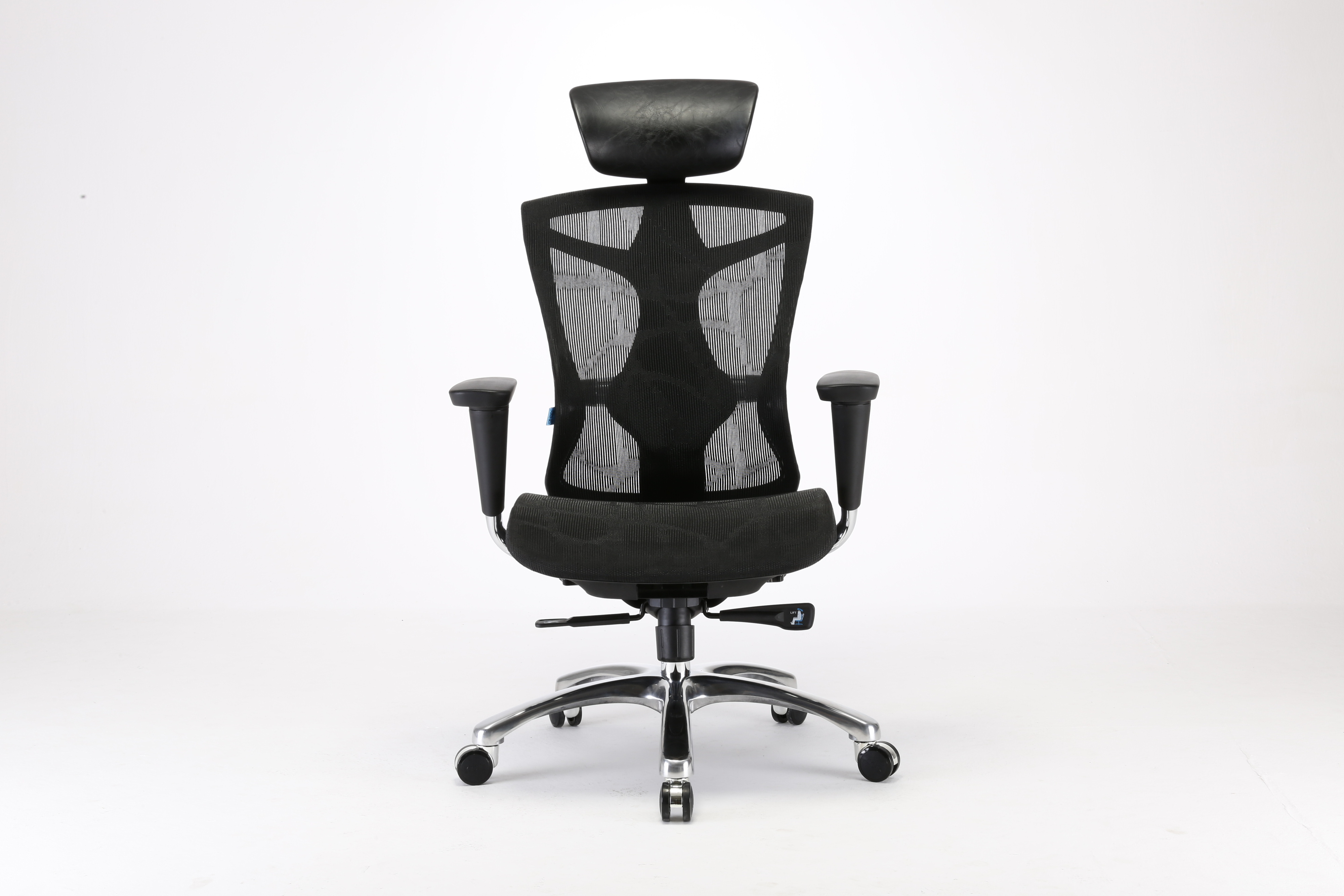 Sihoo V1 -ergonominen toimistotuoli, musta