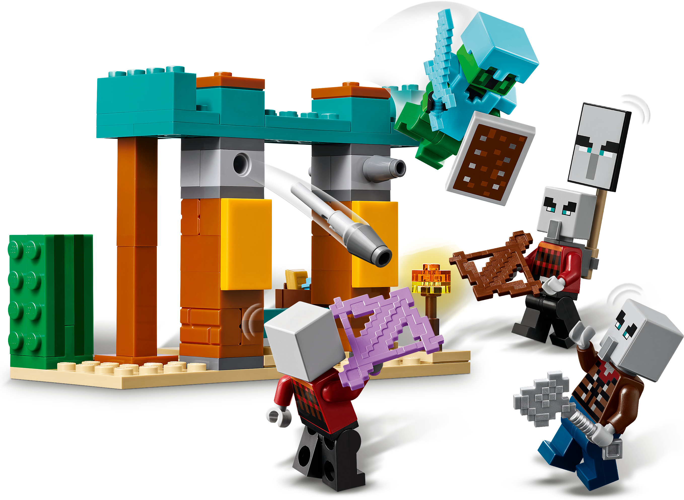 LEGO Minecraft 21267 – Pahalaisten aavikkopartio